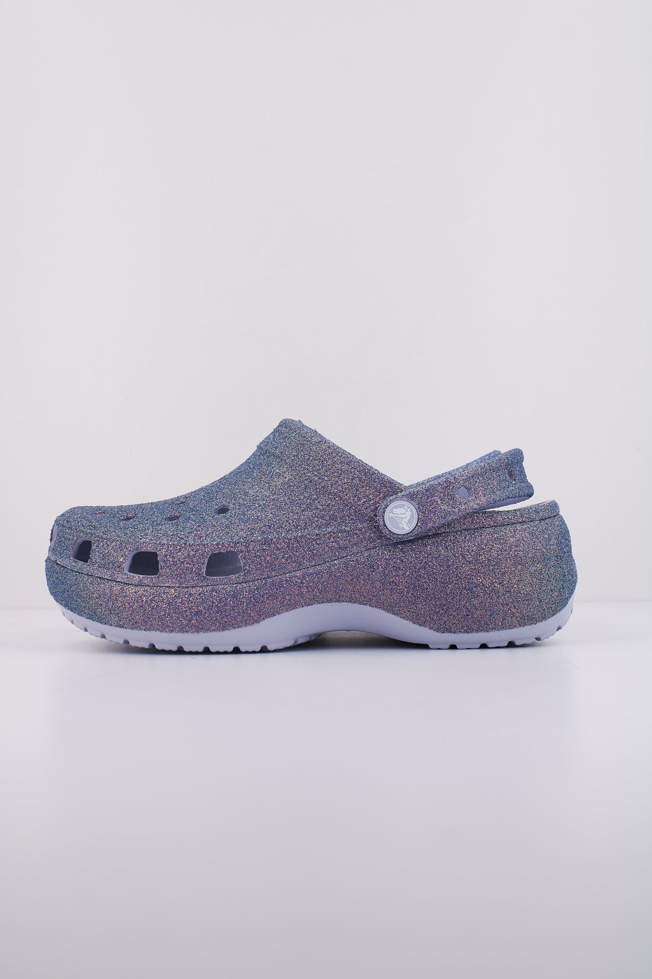 CROCS PLATFORM IRID GLITTER CLOG en color VIOLETA (1)