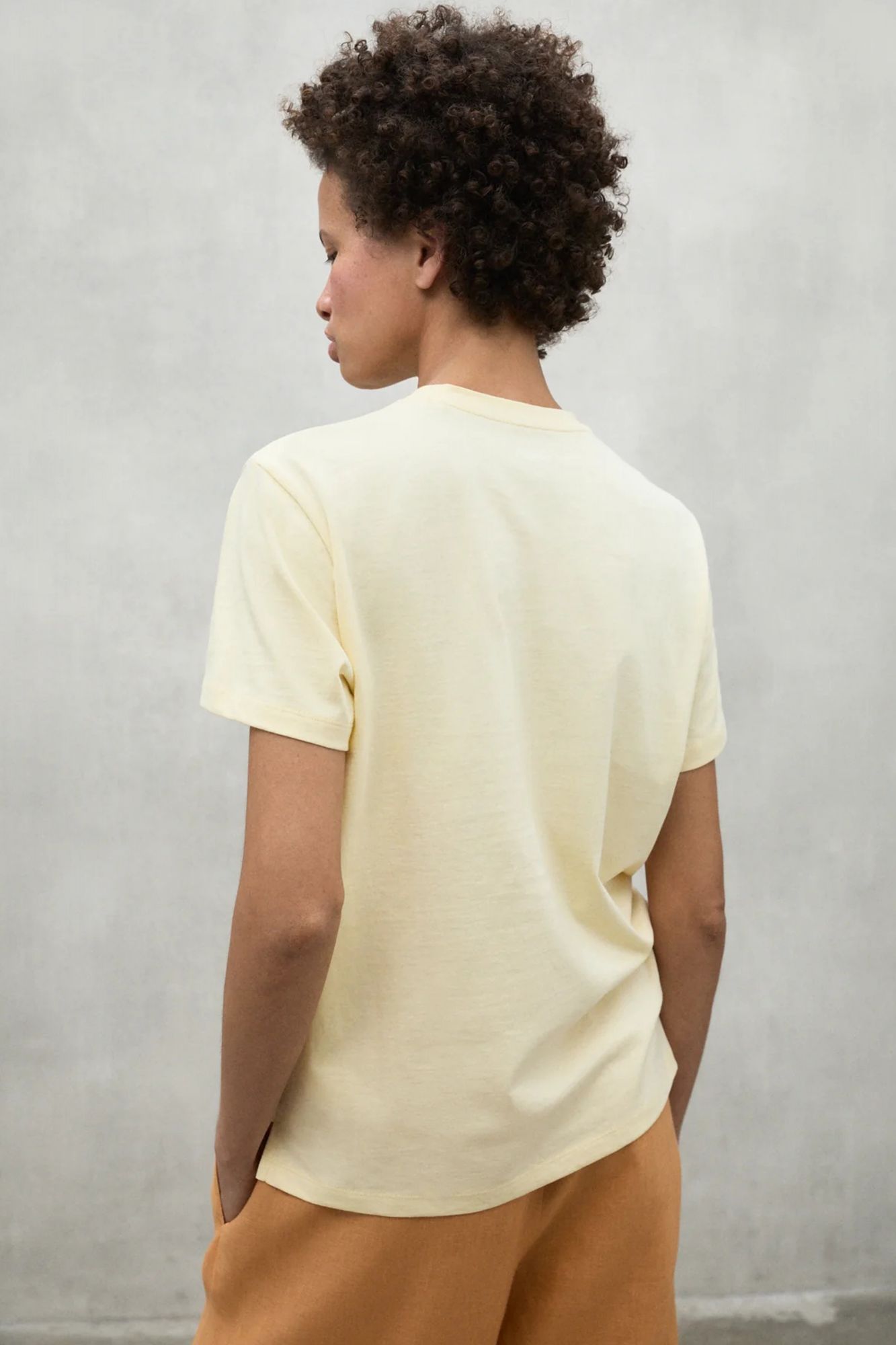 ECOALF SALCEALF T-SHIRT WOM en color AMARILLO (3)