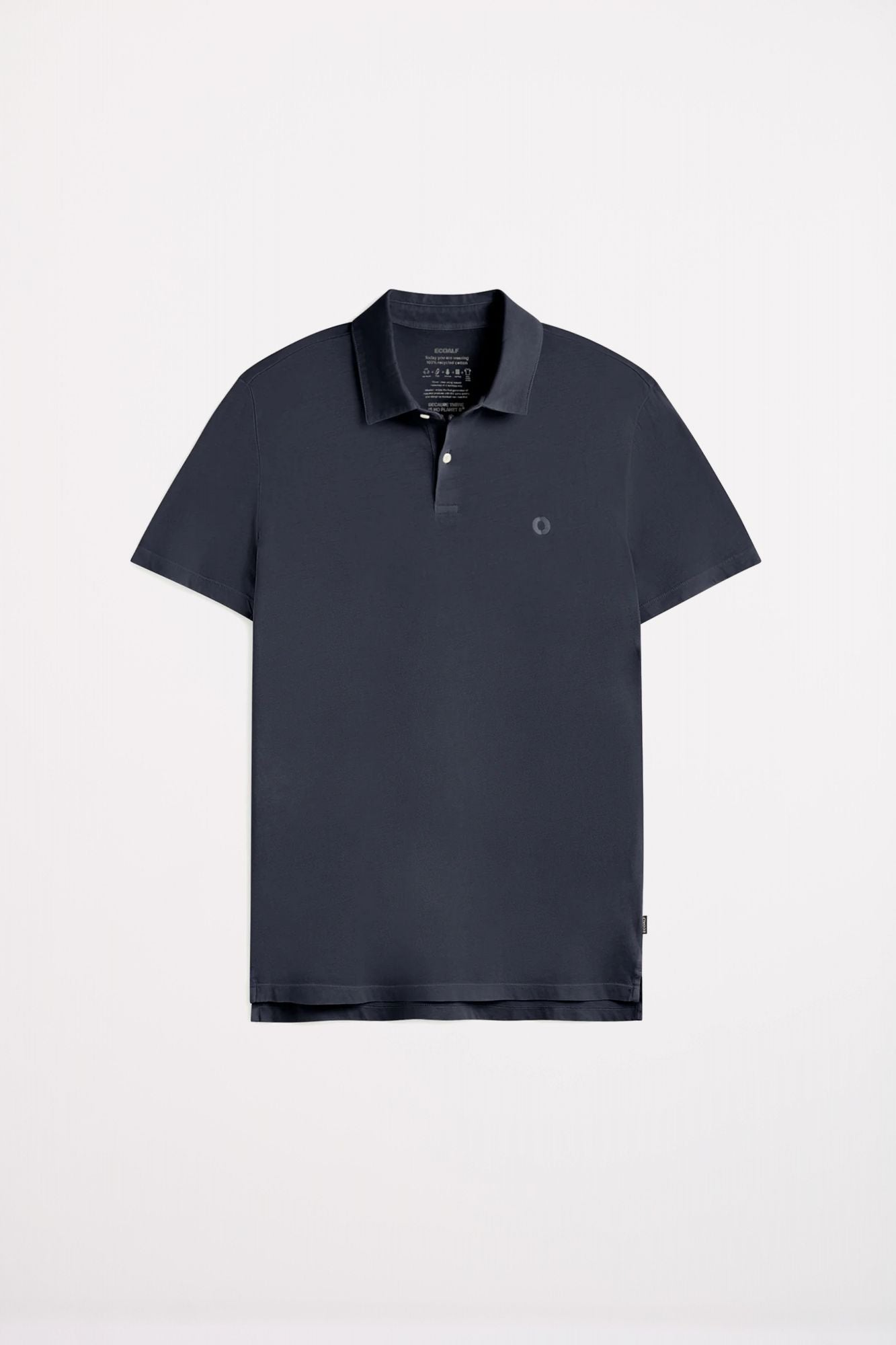 ECOALF THEOALF POLO MAN en color AZUL (2)