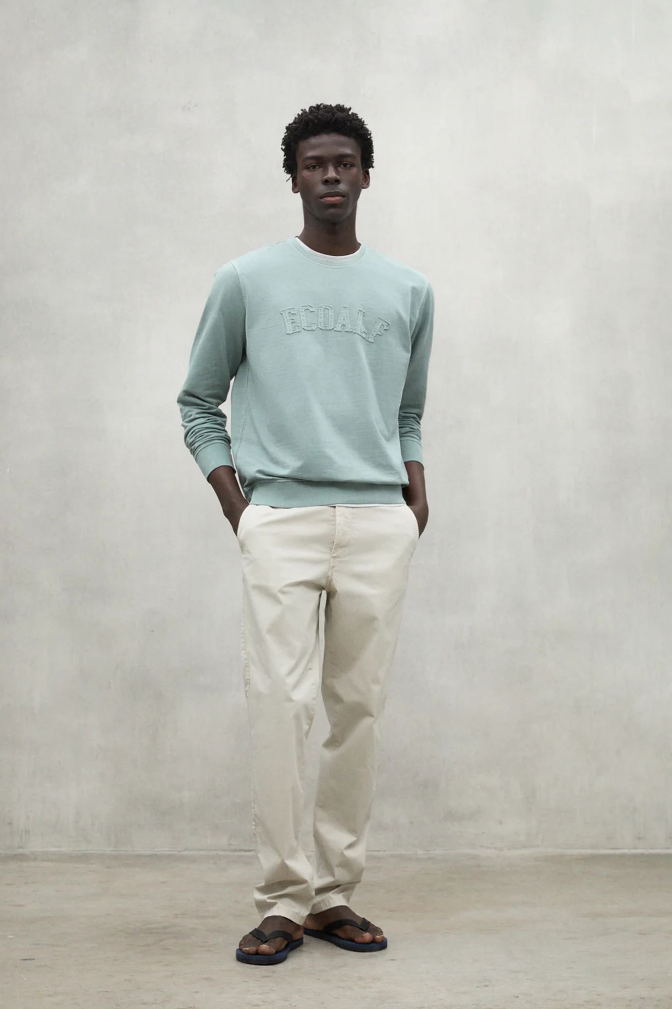 ECOALF KOLOAALF SWEATSHIRT en color VERDE (4)