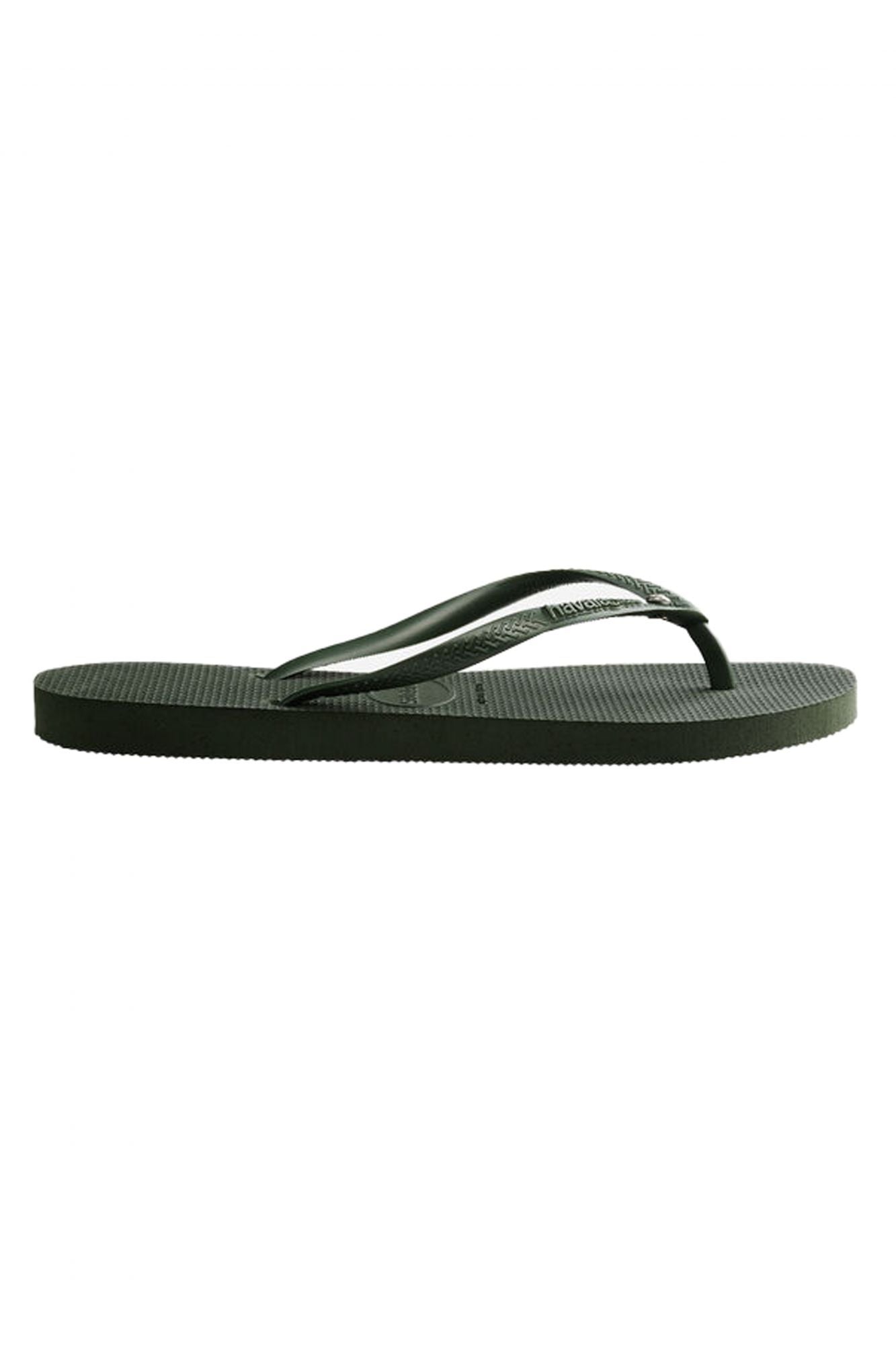 HAVAIANAS SLIM CRYSTAL SW II en color VERDE (3)