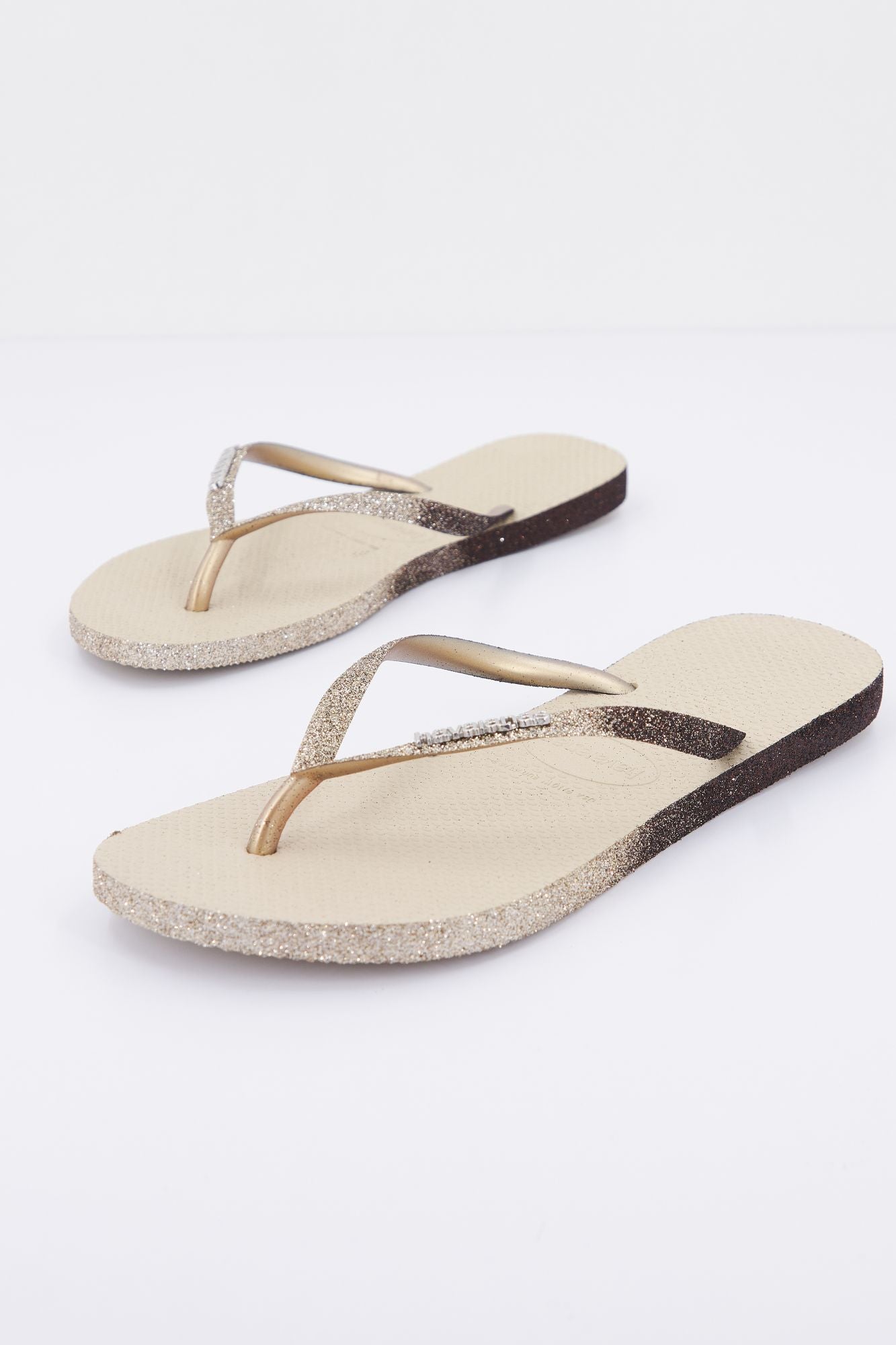HAVAIANAS SLIM SPARKLE II en color BEIS (2)