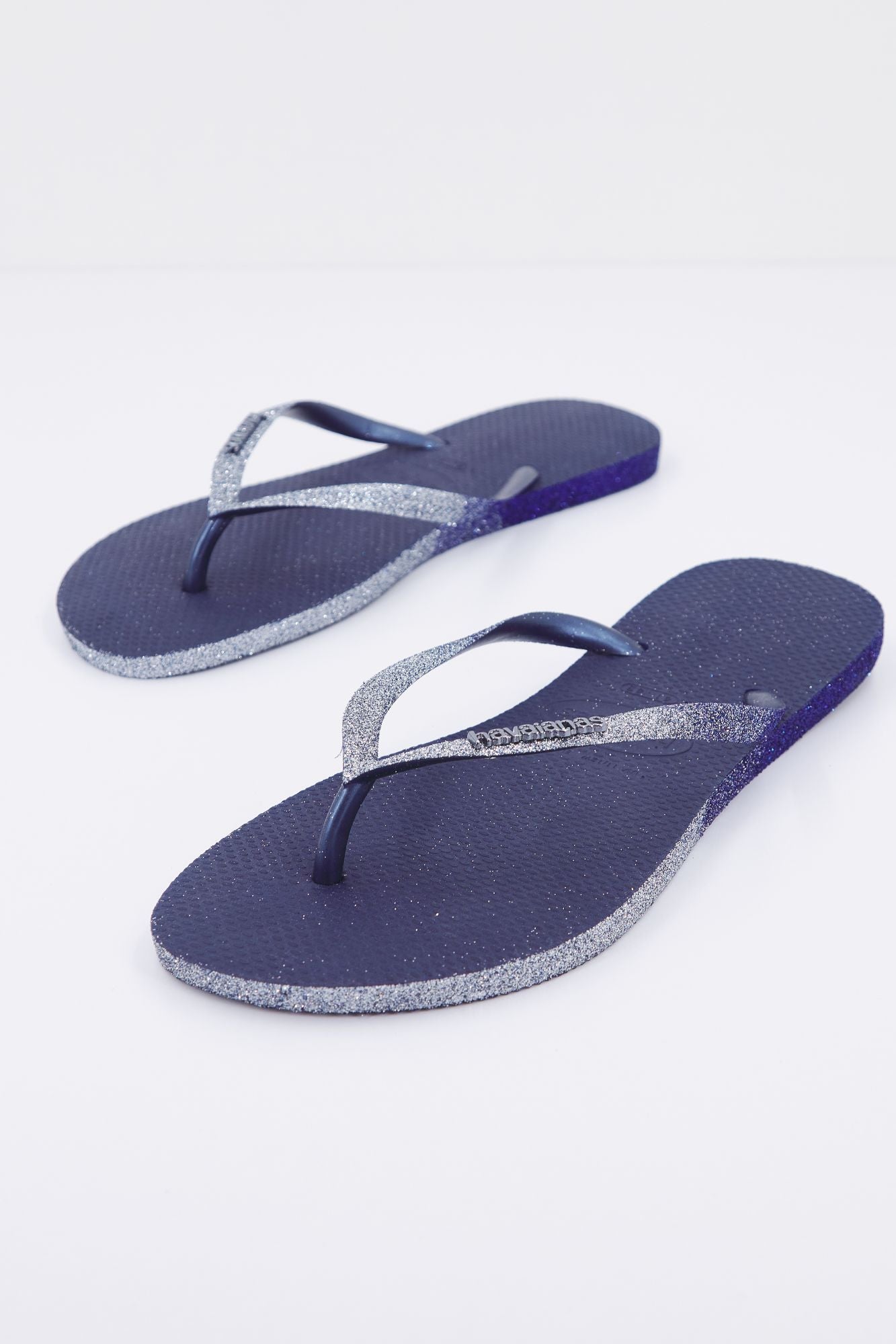 HAVAIANAS SLIM SPARKLE II en color AZUL (2)