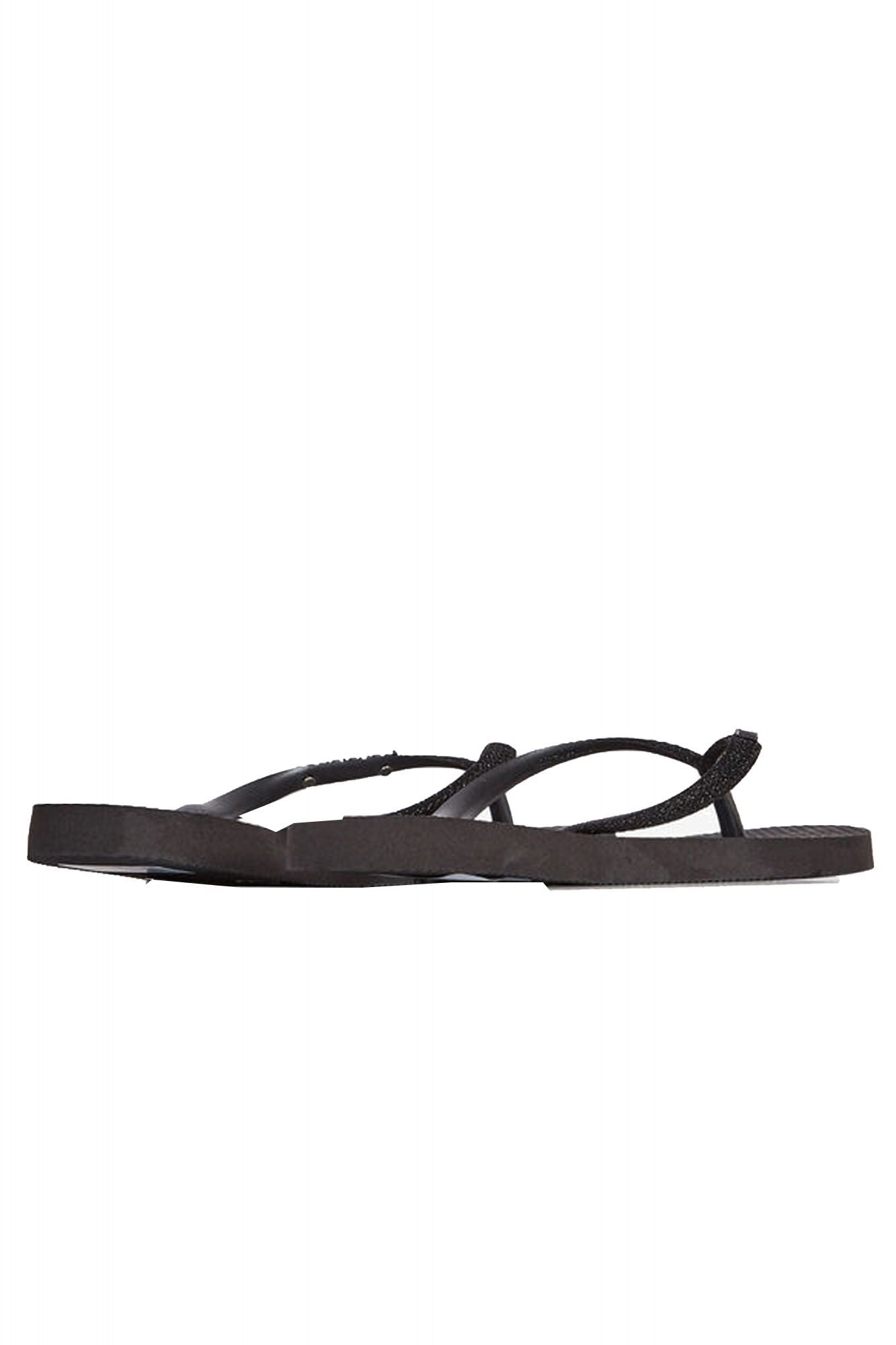 HAVAIANAS SLIM GLITTER II en color NEGRO (3)