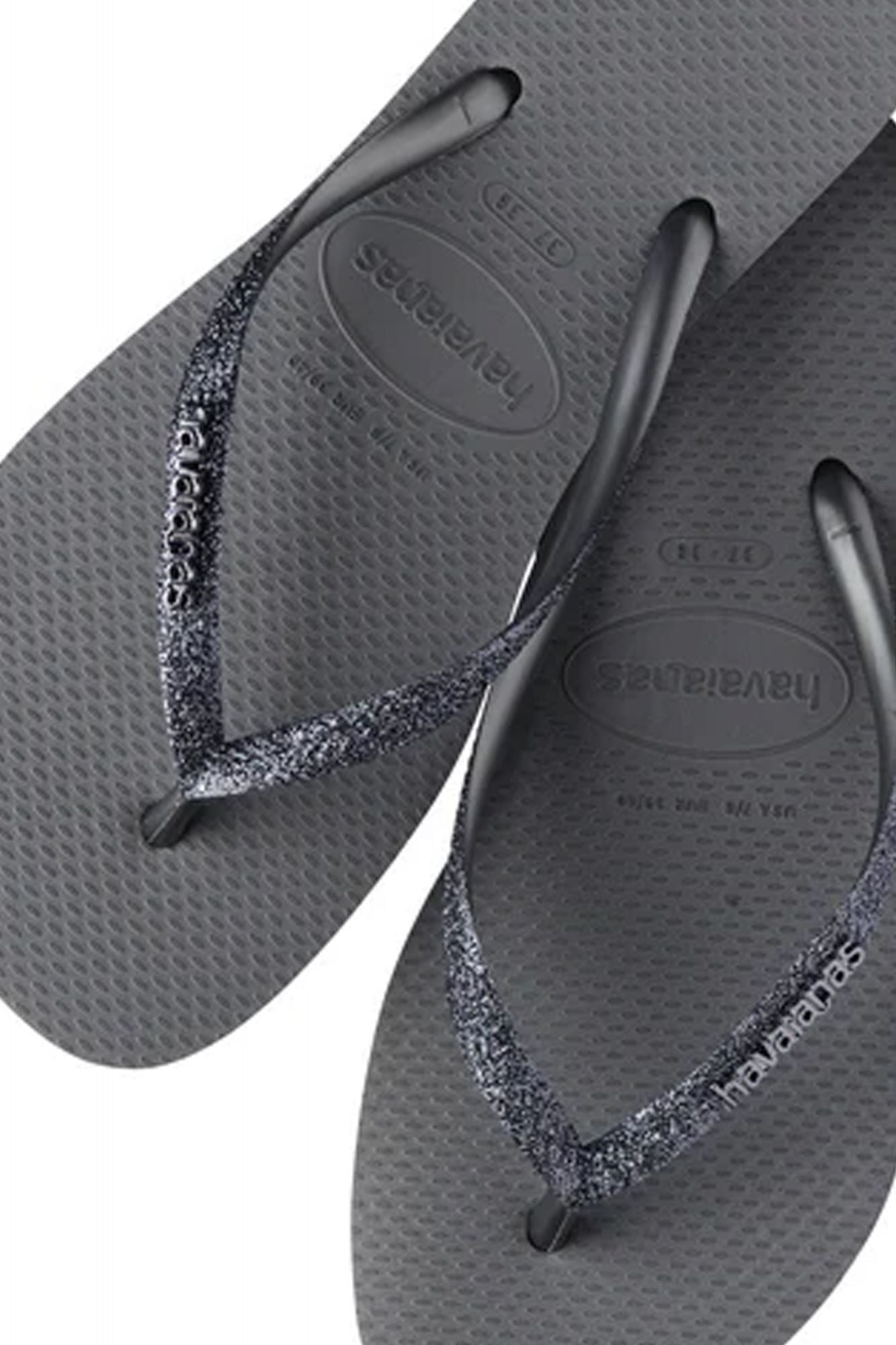 HAVAIANAS SLIM GLITTER II en color GRIS (4)
