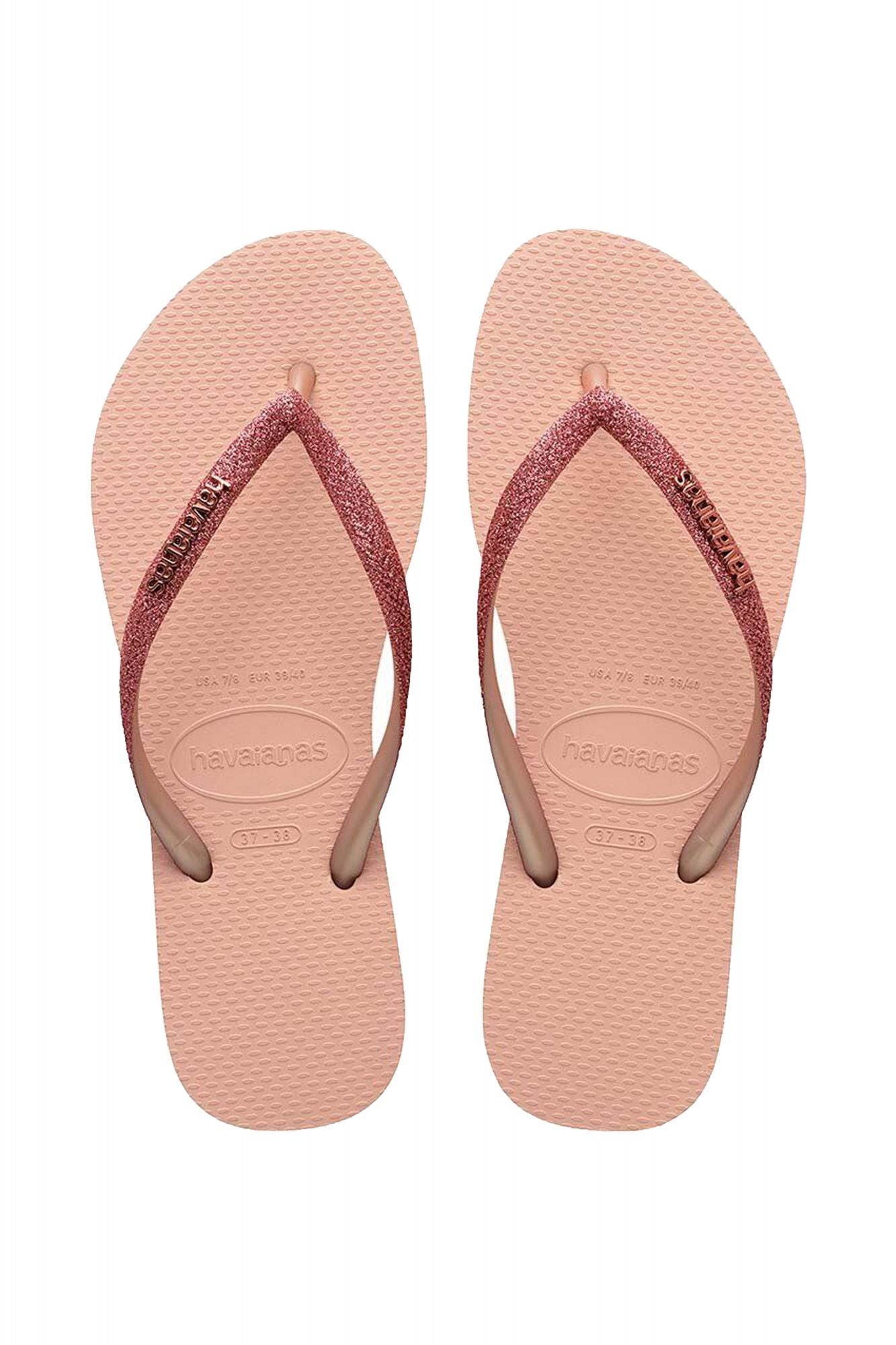 HAVAIANAS SLIM GLITTER II en color ROSA (1)