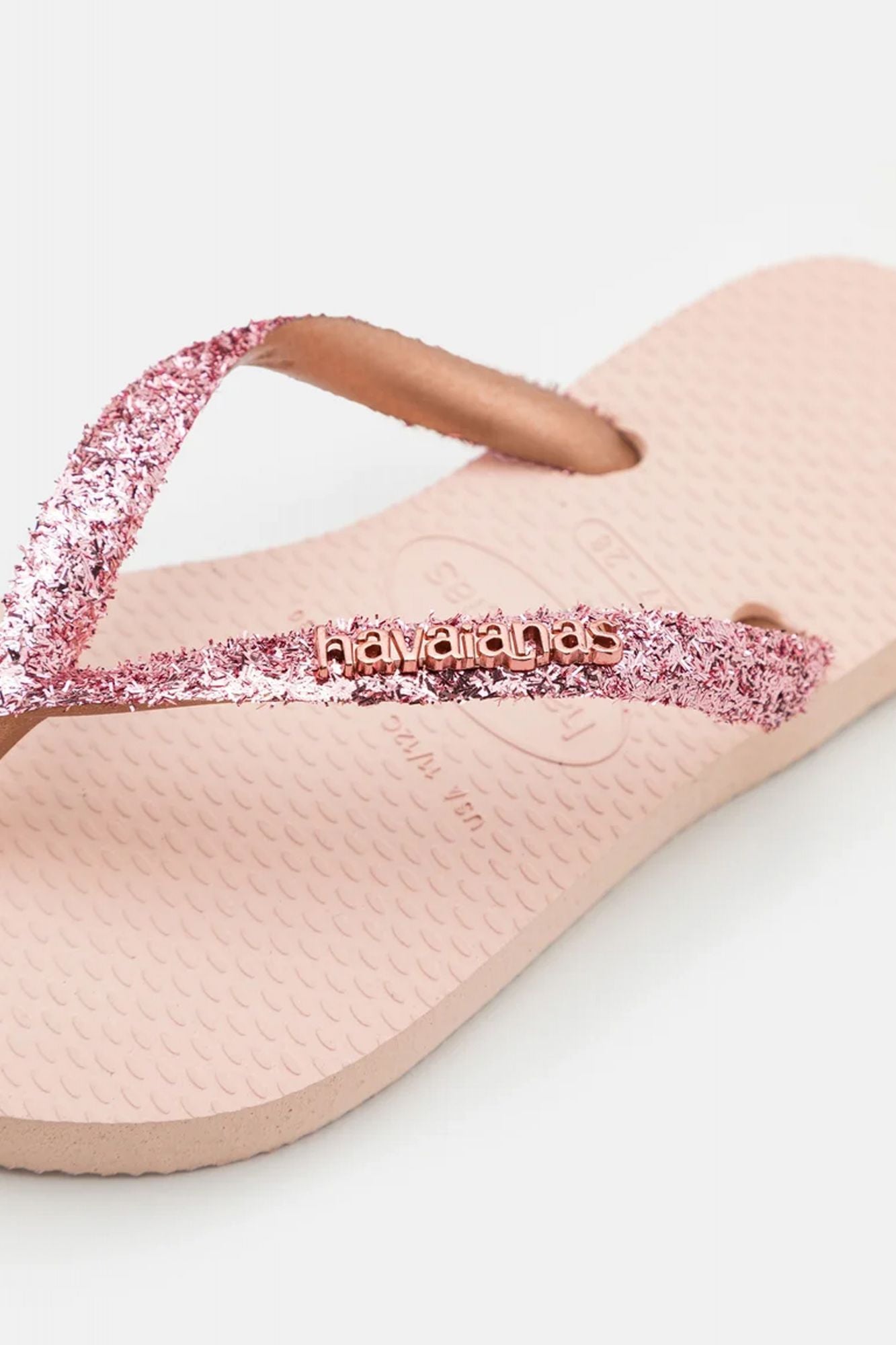 HAVAIANAS SLIM GLITTER II en color ROSA (3)