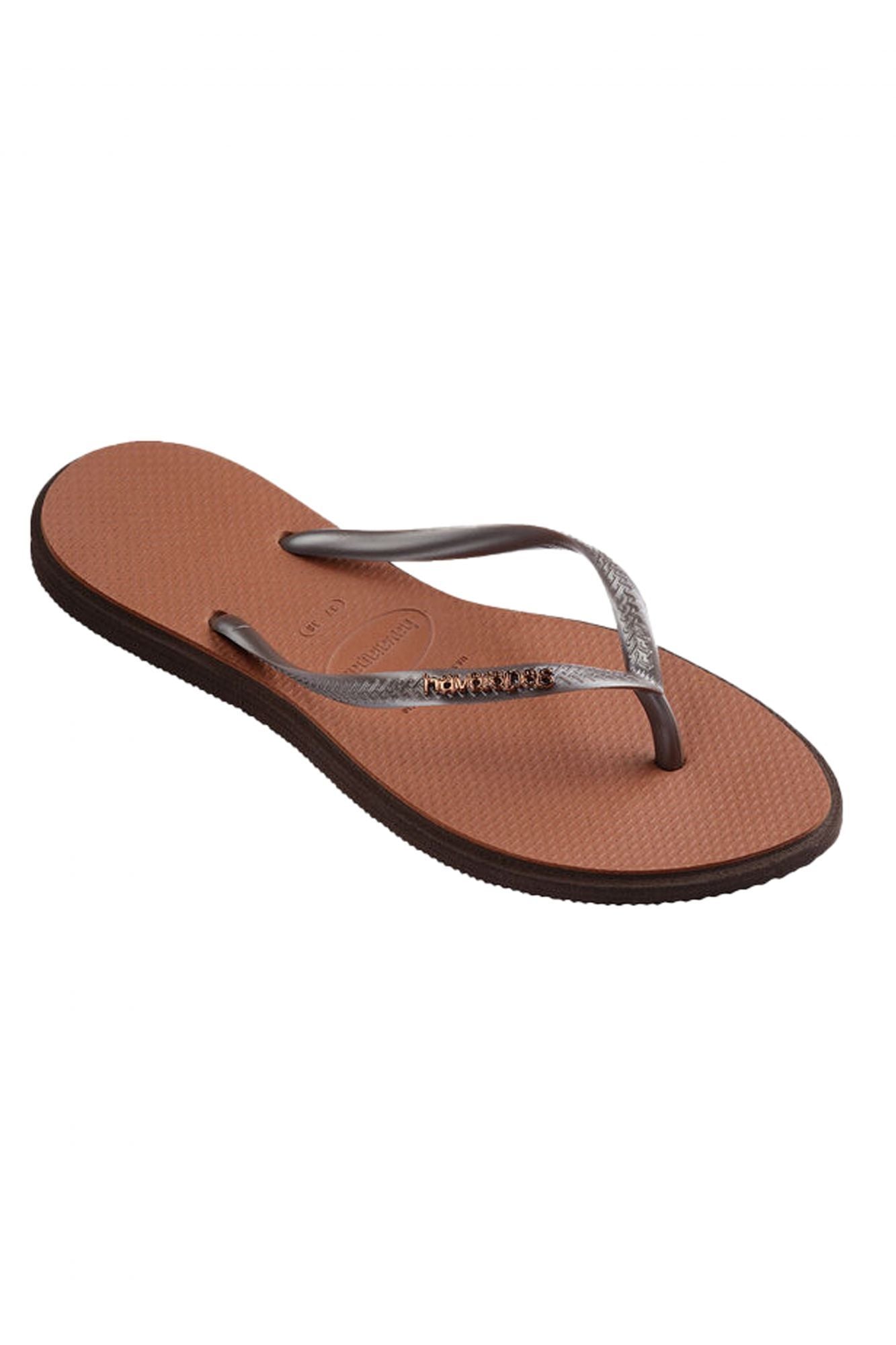 HAVAIANAS SLIM POINT en color MARRON (2)