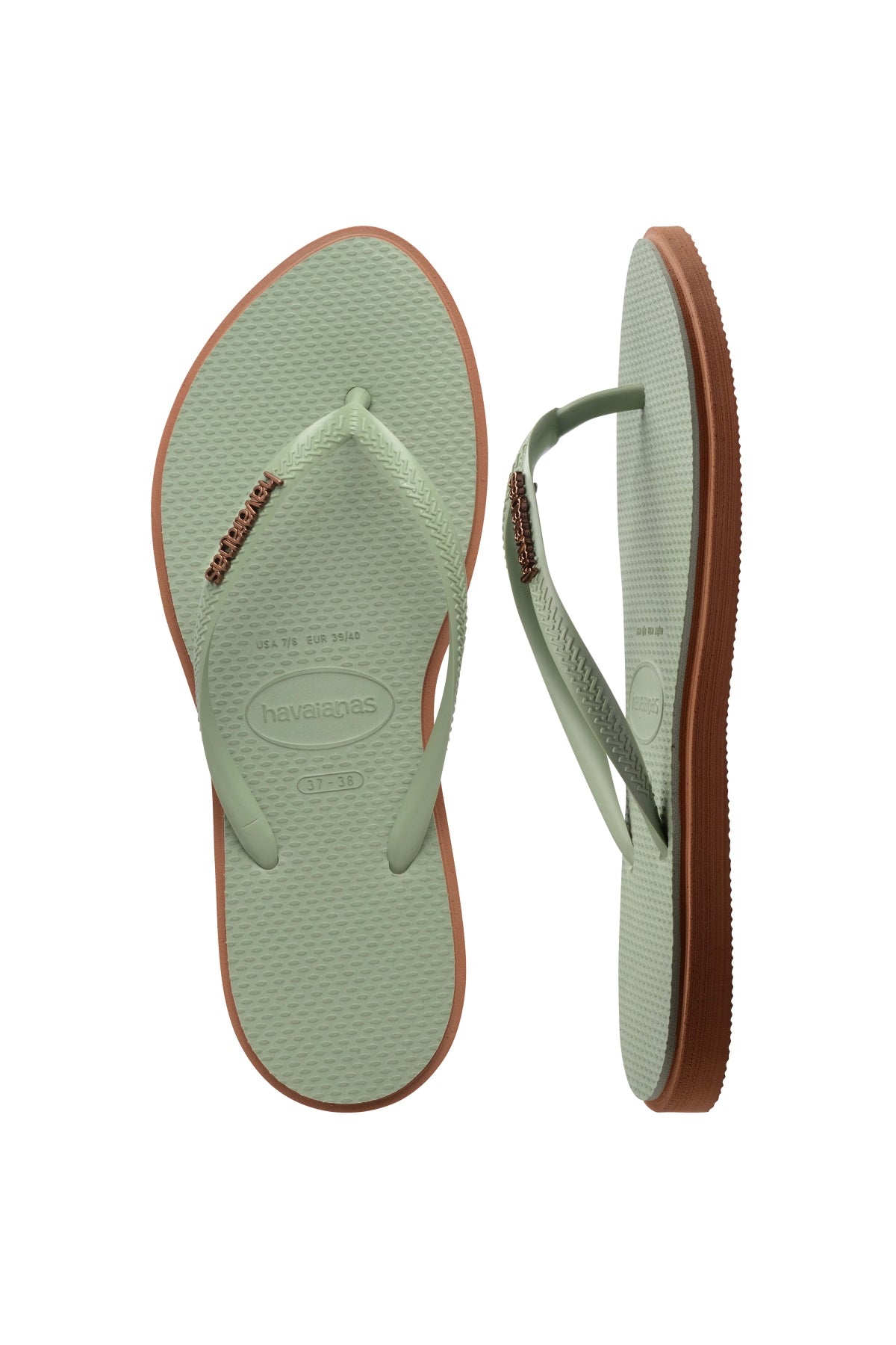 HAVAIANAS SLIM POINT en color VERDE (3)