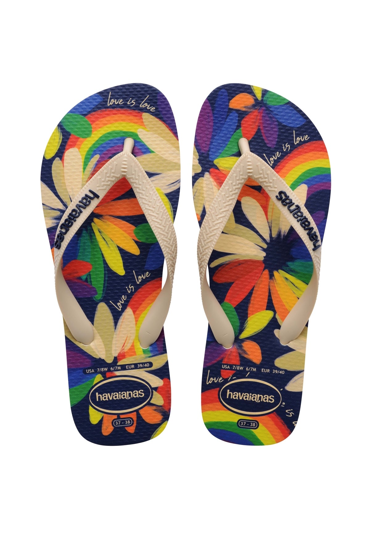 HAVAIANAS HAV. TOP PRIDE SS26 en color BEIS (1)