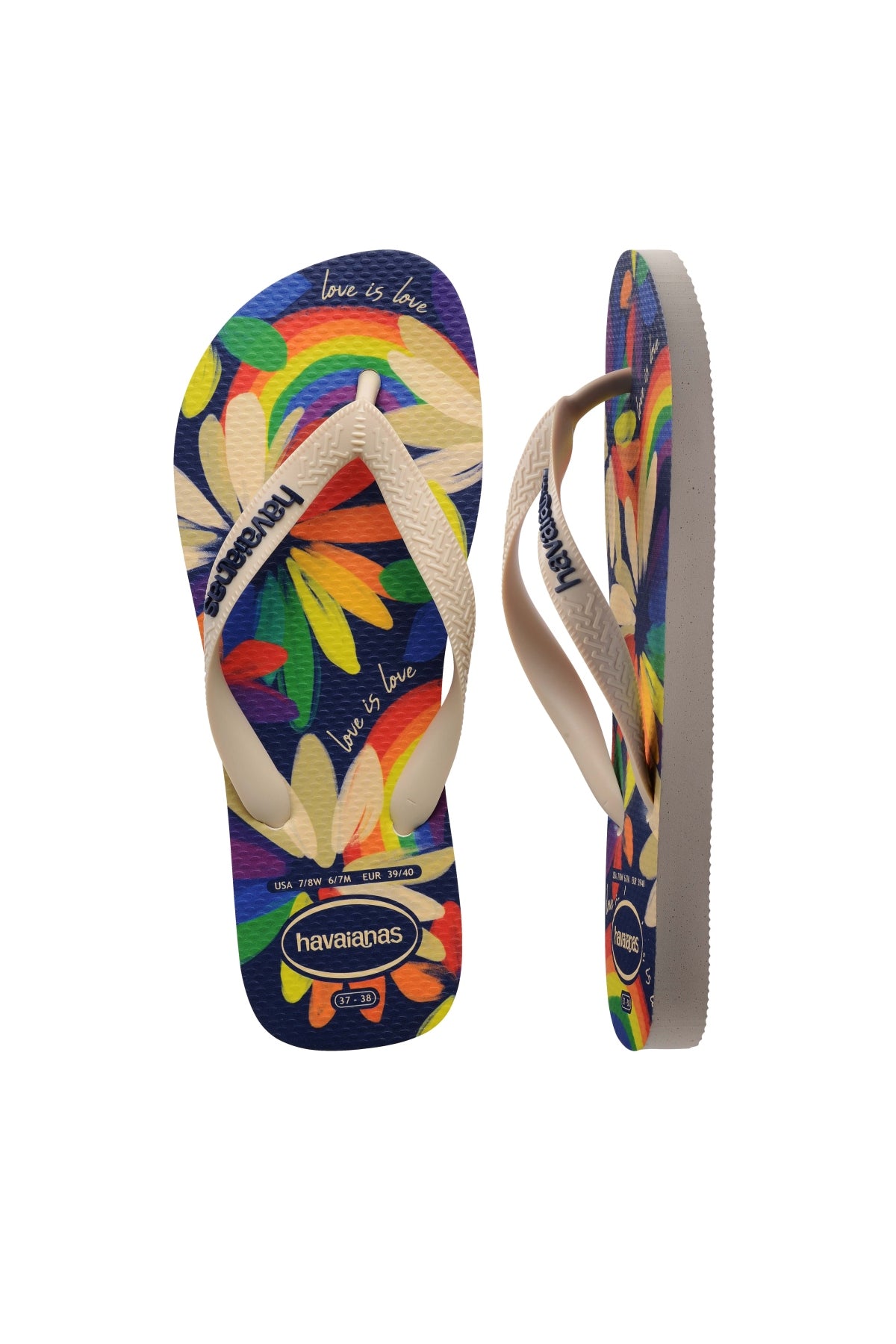 HAVAIANAS HAV. TOP PRIDE SS26 en color BEIS (3)