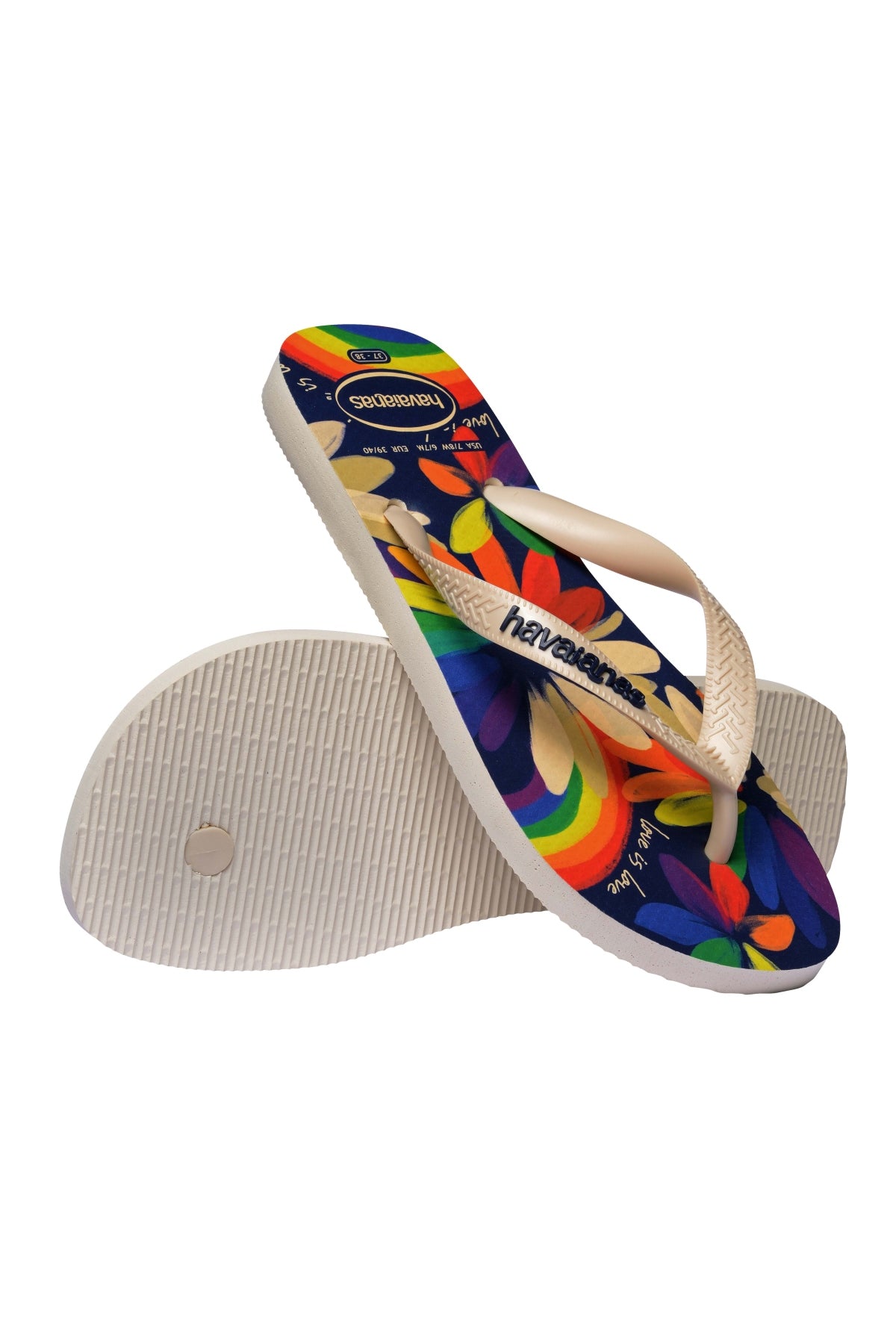 HAVAIANAS HAV. TOP PRIDE SS26 en color BEIS (4)