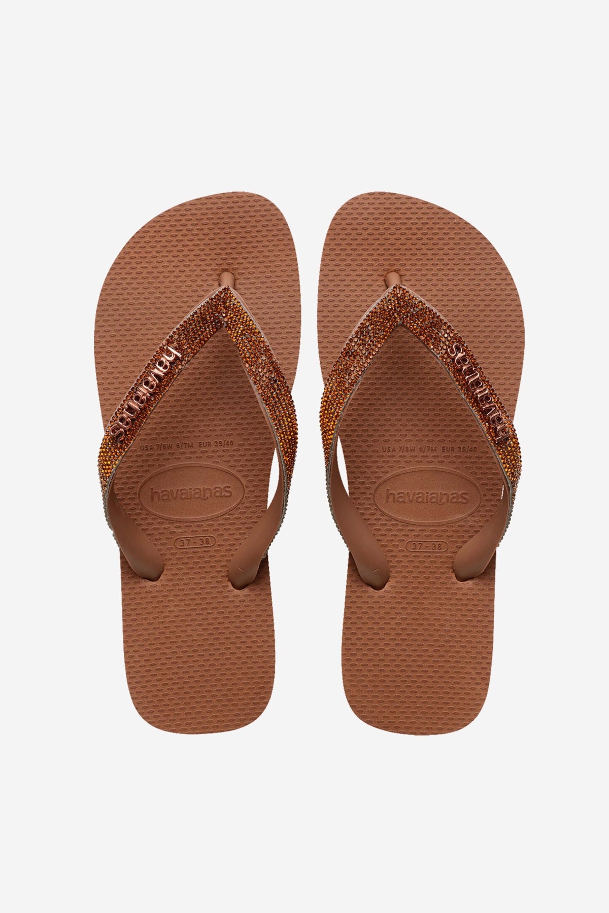 HAVAIANAS HAV. TOP GLOW en color MARRON (1)