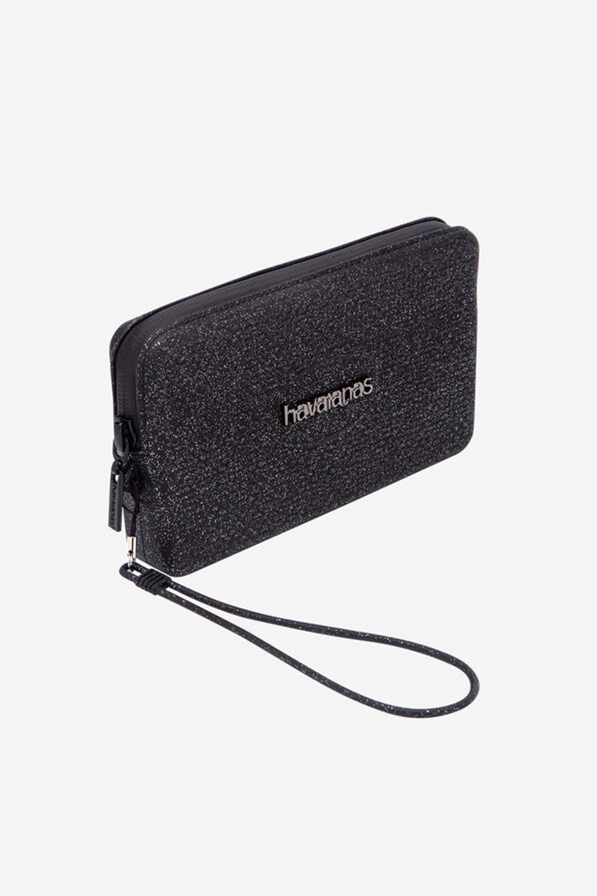 HAVAIANAS MINI BAG PLUS GLITTER en color NEGRO (1)