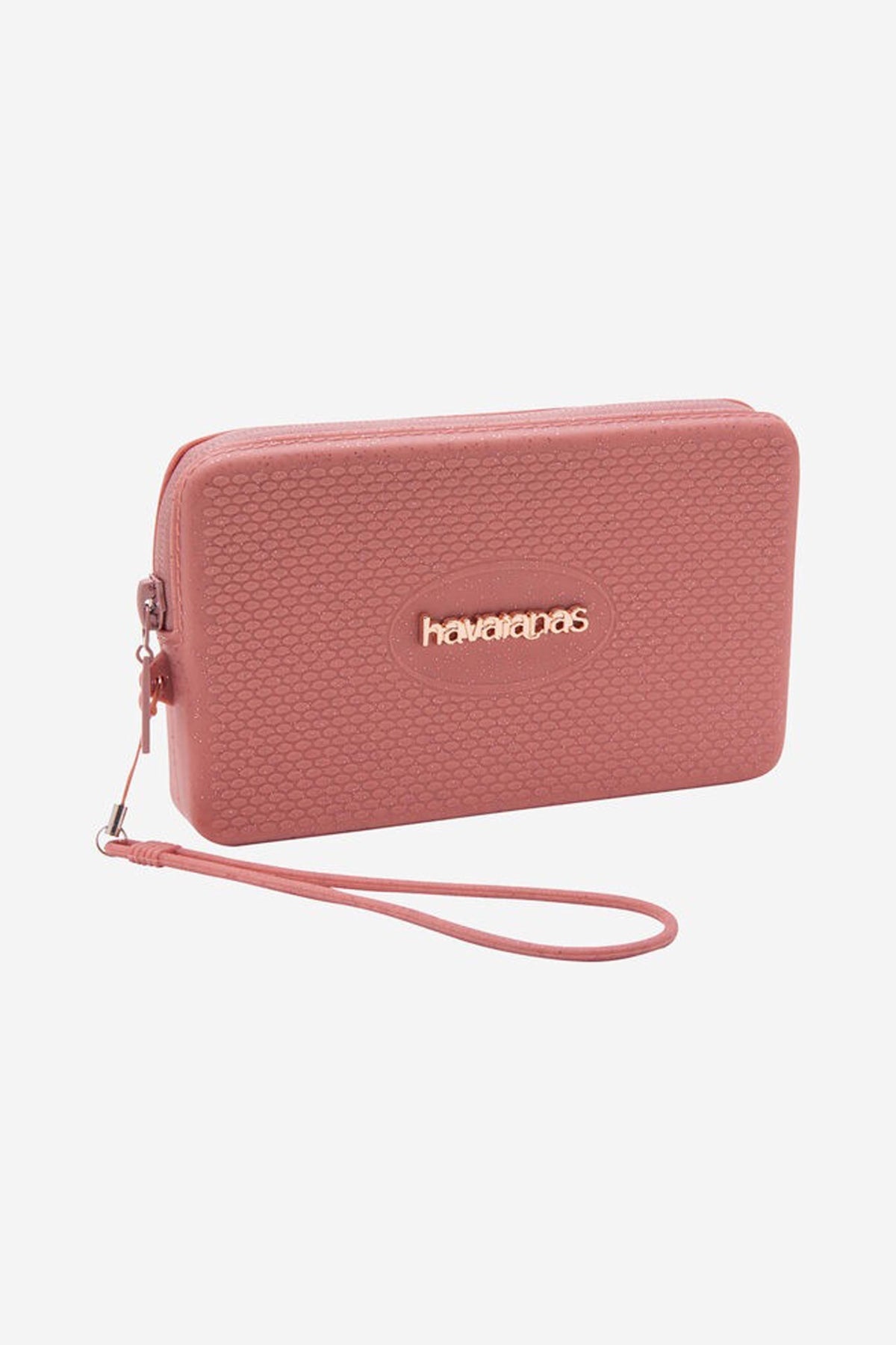 HAVAIANAS MINI BAG PLUS GLITTER en color ROSA (1)