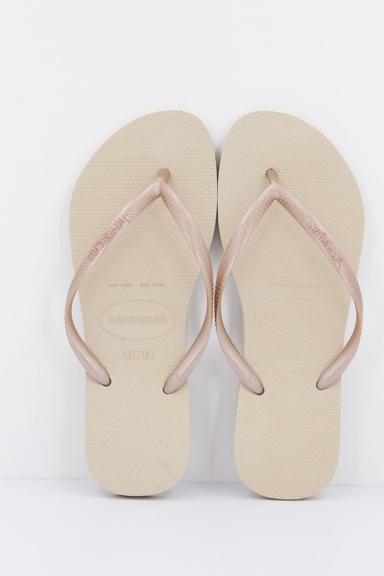 HAVAIANAS SLIM en color ORO (1)