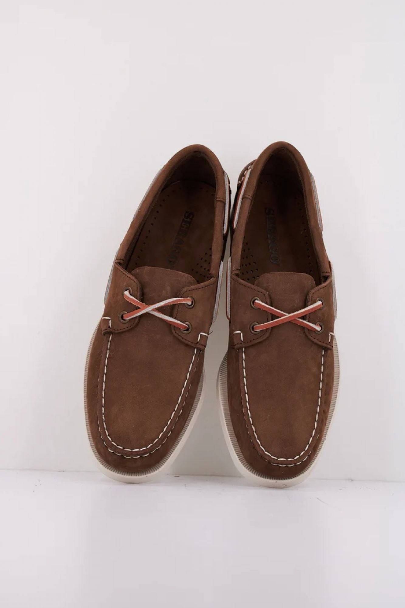 SEBAGO  DOCKSIDES PORTLAND NUBUCK en color MARRON (3)