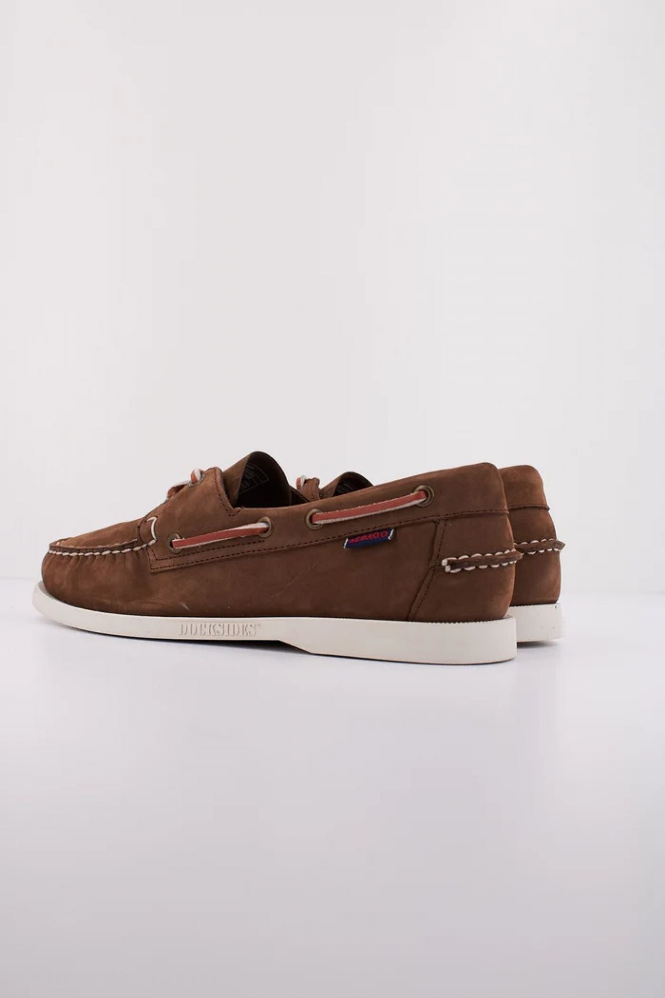 SEBAGO  DOCKSIDES PORTLAND NUBUCK en color MARRON (4)