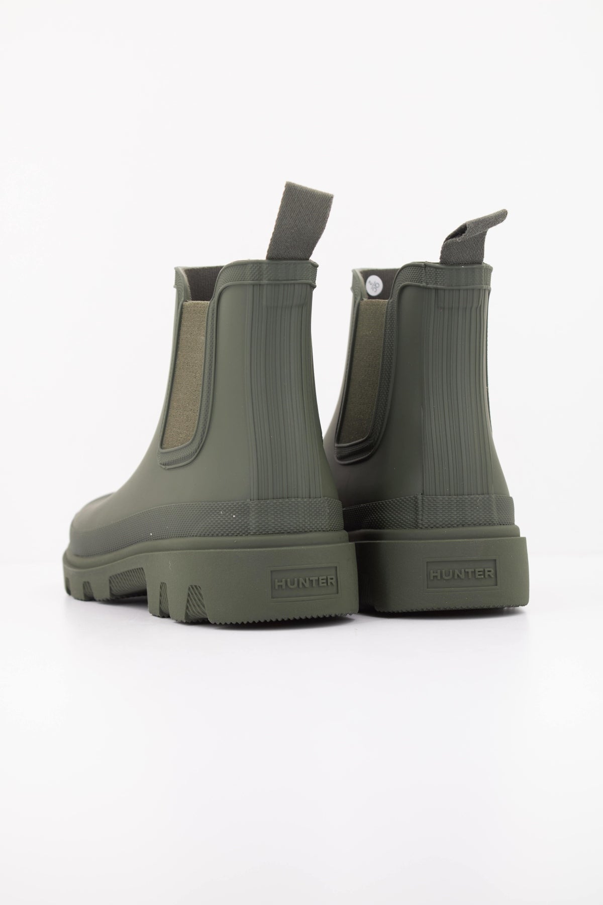 HUNTER HFRU0005261 BOTA U DOWNPOUR CHELSEA en color VERDE (4)