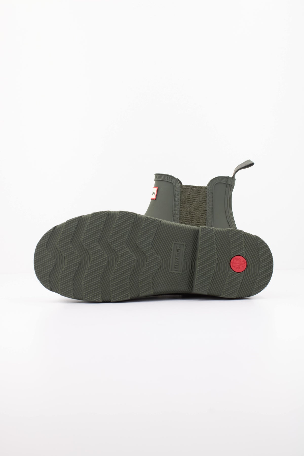 HUNTER HFRU0005261 BOTA U DOWNPOUR CHELSEA en color VERDE (5)