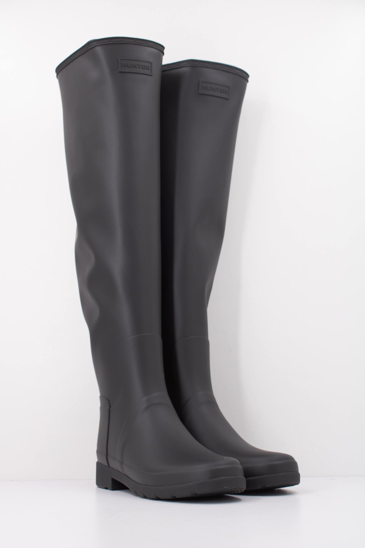 HUNTER BOTA W REFINED OVER THE KNEE en color NEGRO (2)