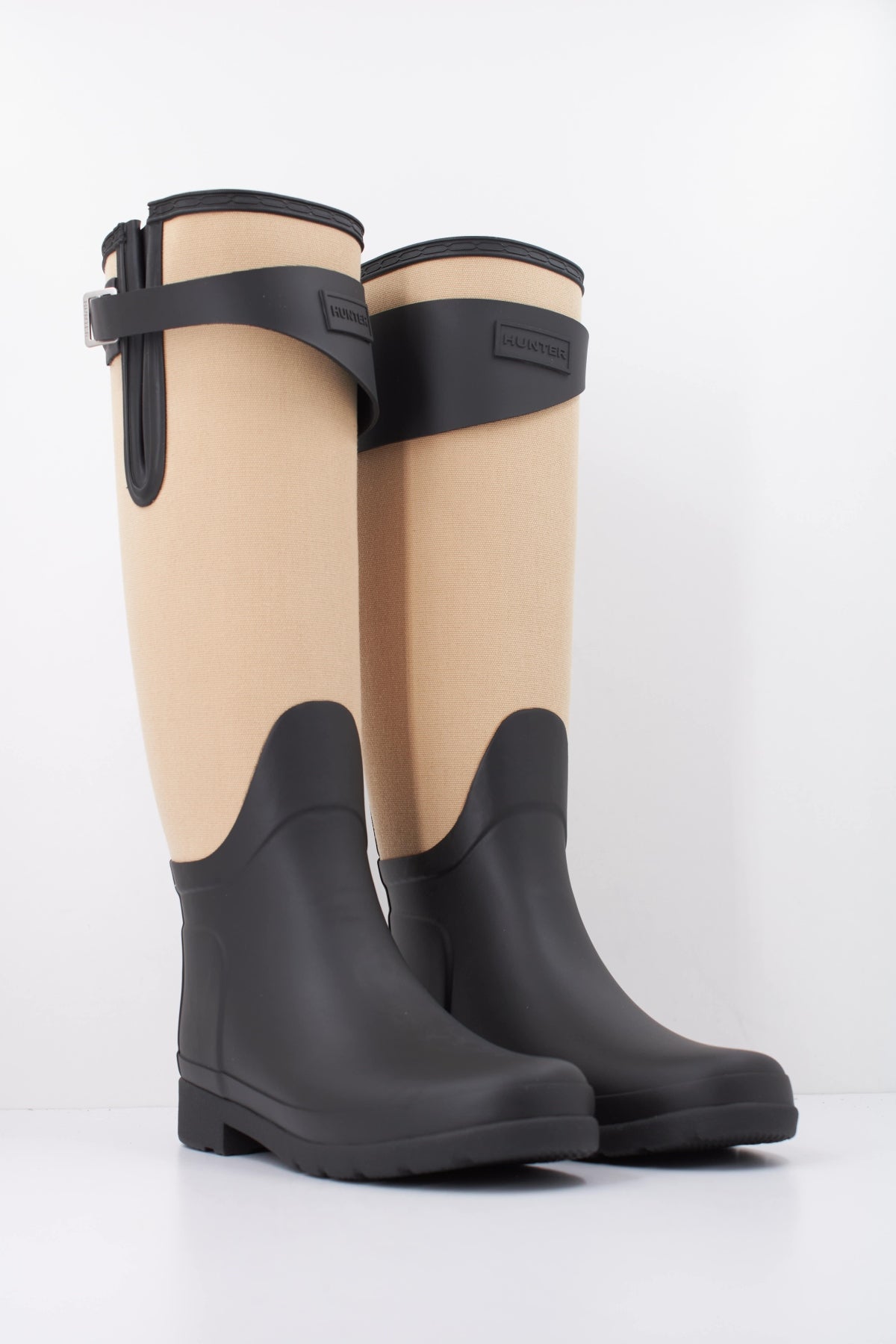 HUNTER HFRW0013262 BOTA W REFINED TALL CAN en color BEIS (2)