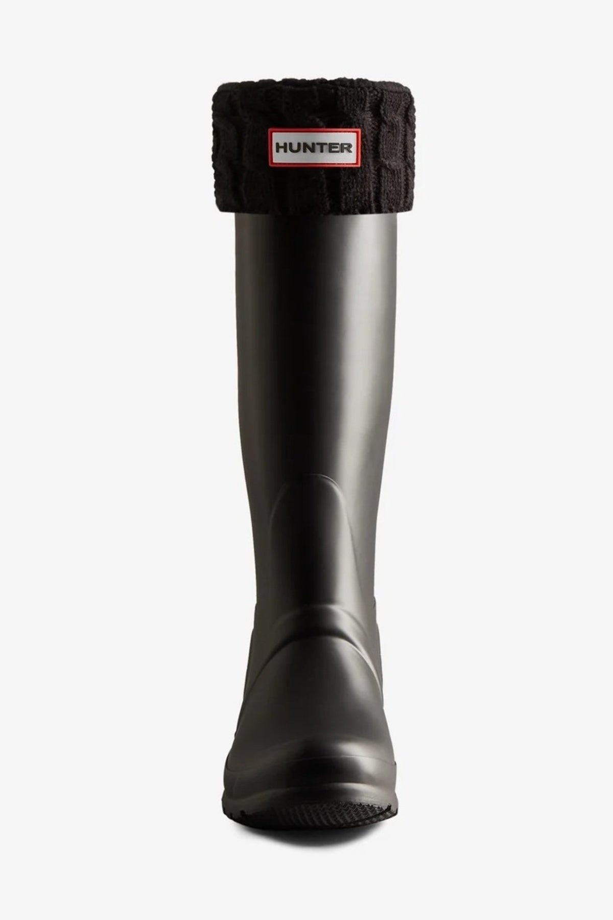 HUNTER 6 STITCH CABLE SOCK HXRU0045251 en color NEGRO (2)