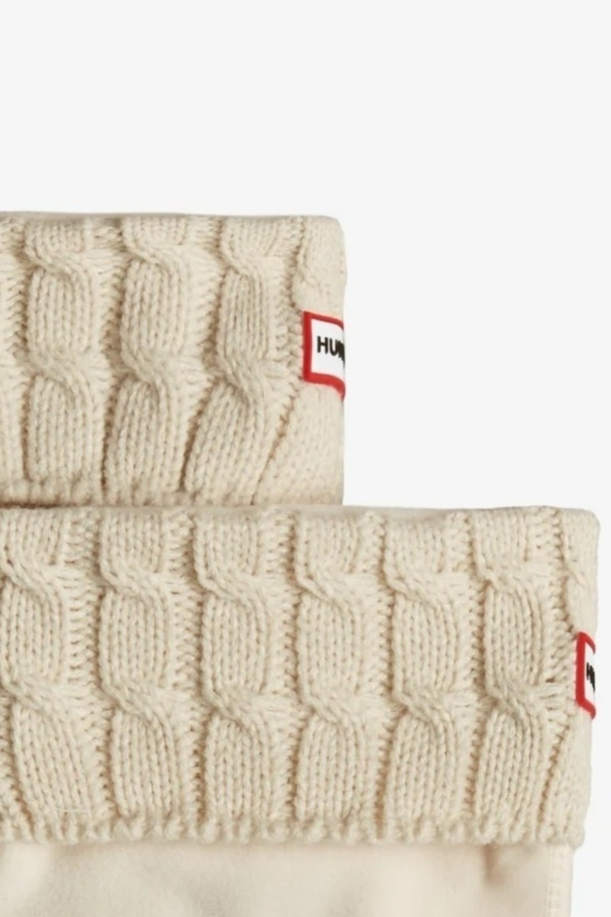 HUNTER CALCETIN 6 STITCH CABLE TALL en color BLANCO (3)