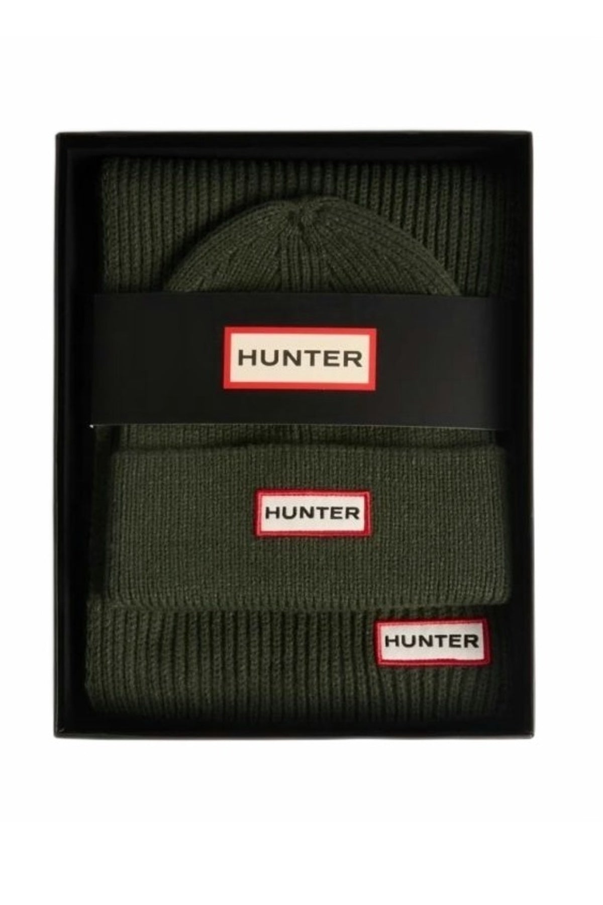 HUNTER HXRU0047251 BOX SET JURA BEANIE SCA en color VERDE (1)