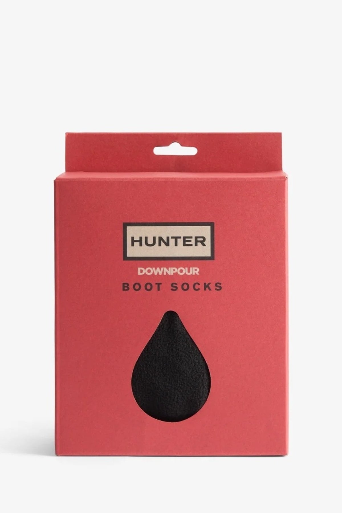HUNTER DOWNPOUR FLEECE SOCK HXRU0066252 en color NEGRO (4)