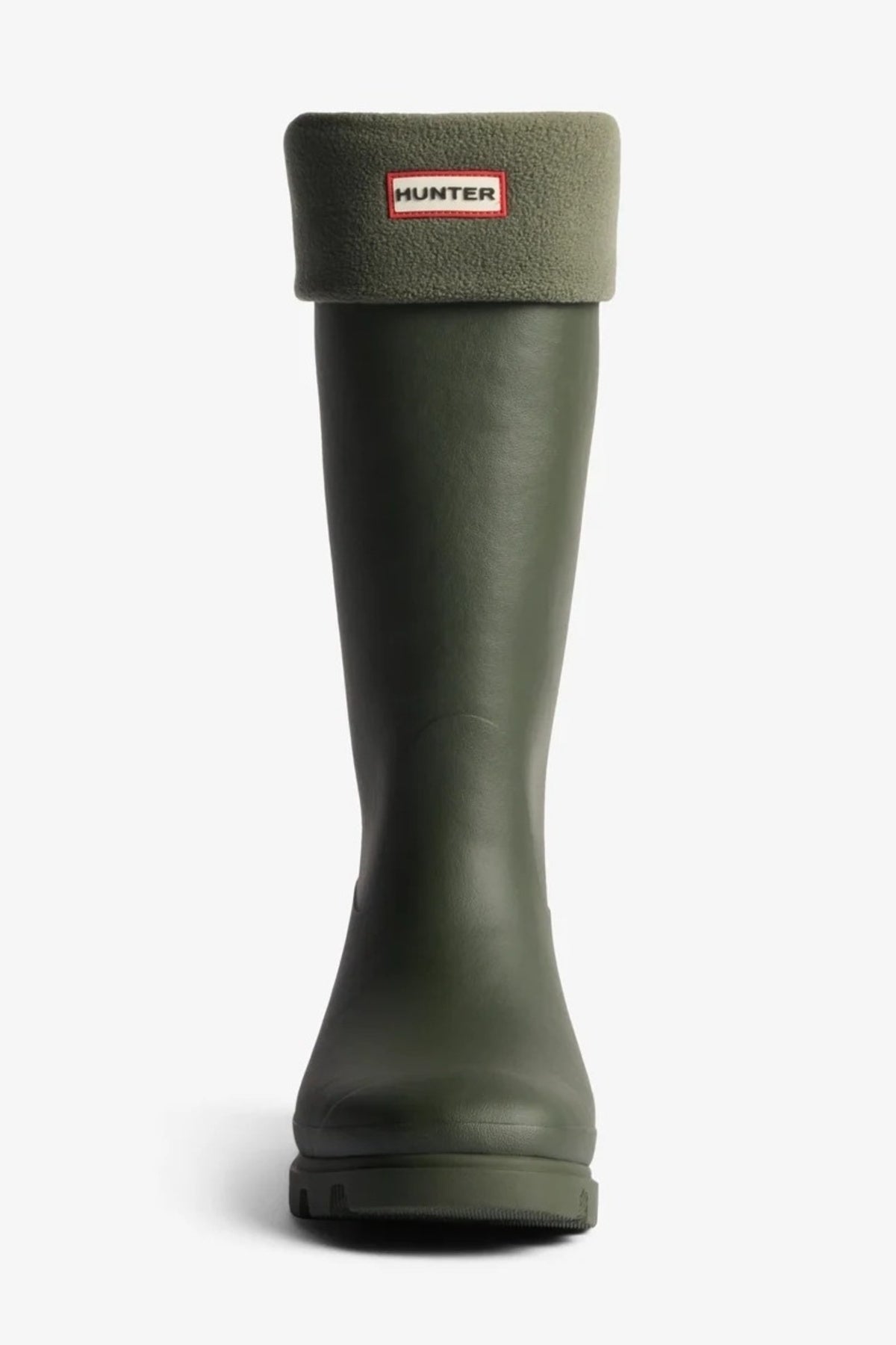 HUNTER CALCETIN DOWNPOUR FLEECE TALL en color VERDE (2)