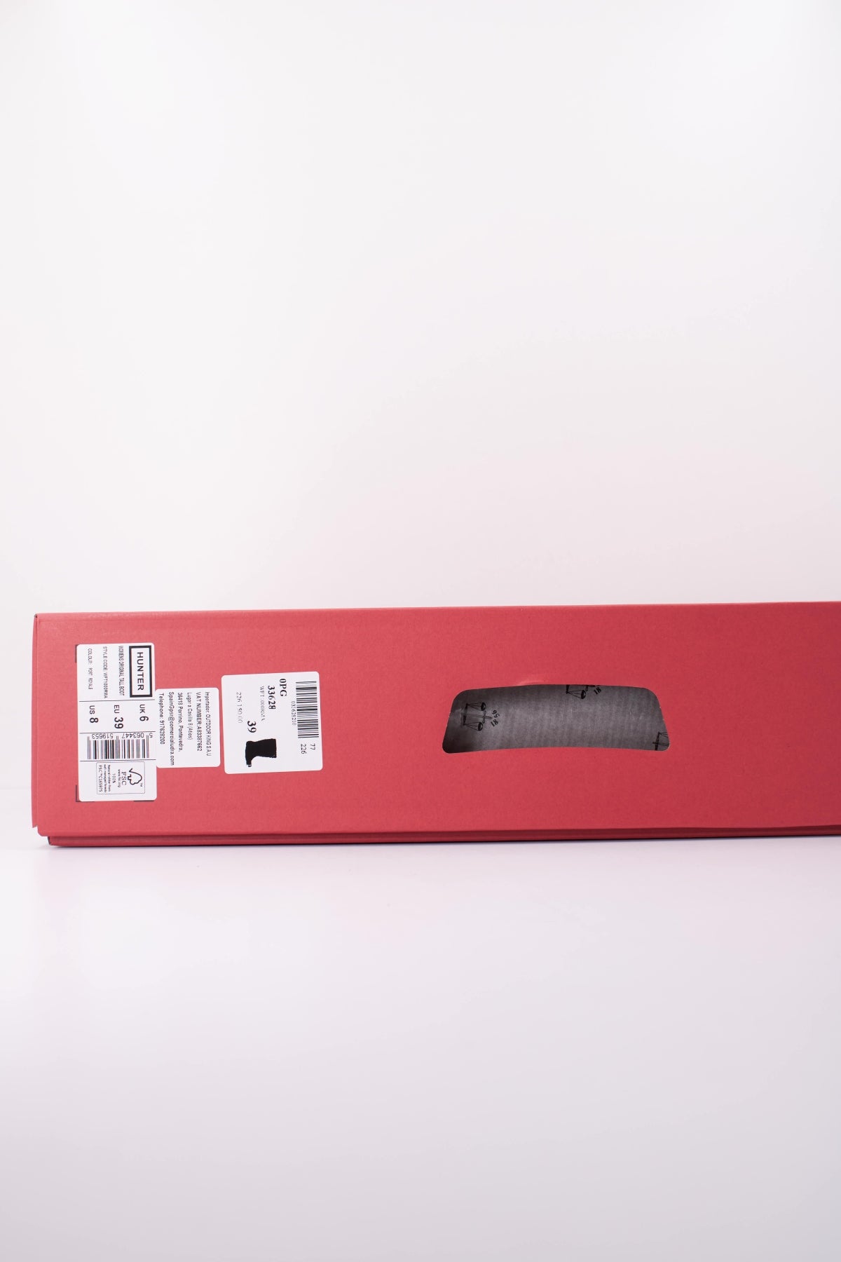 HUNTER ORIGINAL TALL WFT1000RMA en color BURDEOS (6)