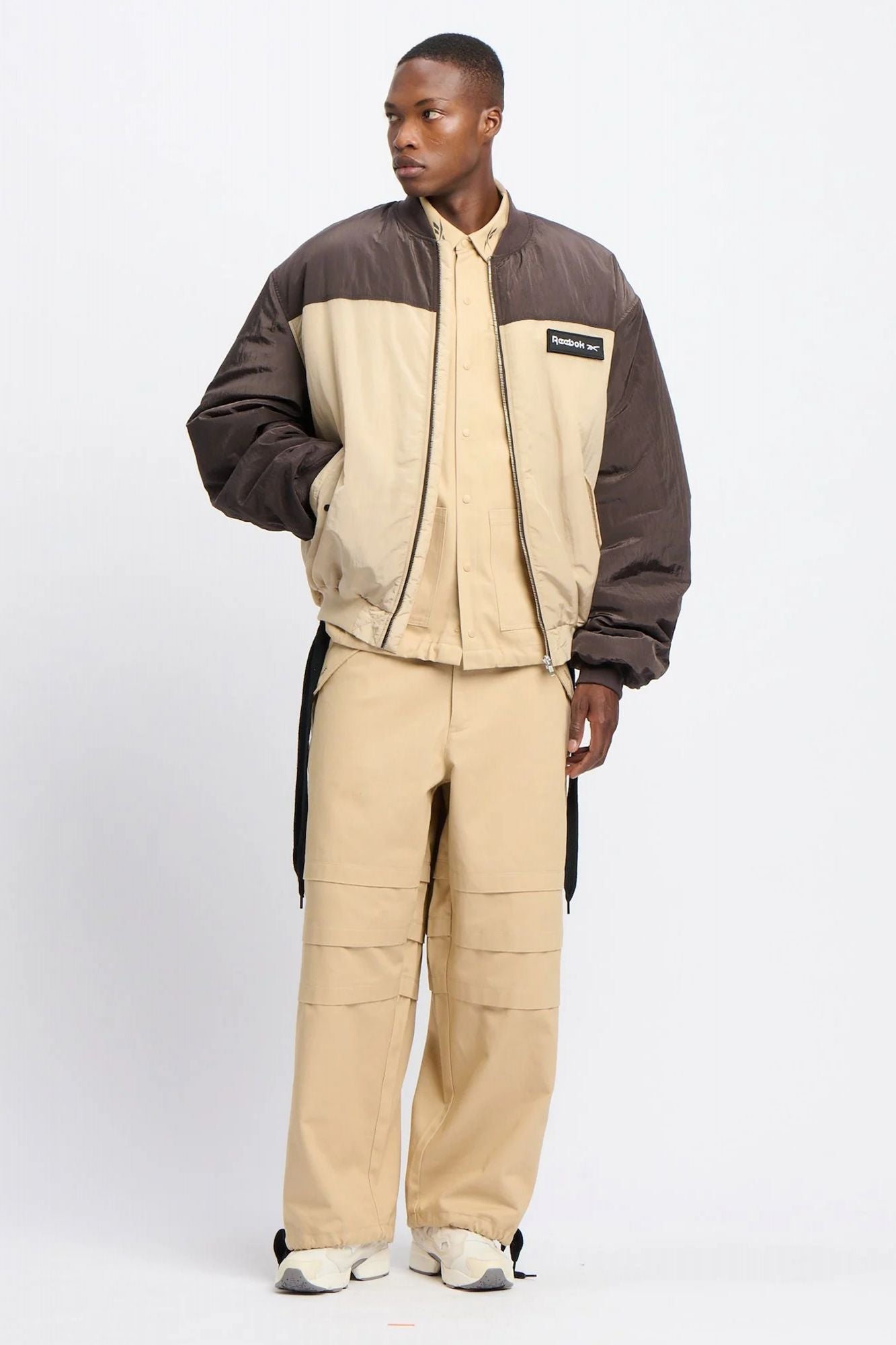 REEBOK BOMBER JACKET en color MARRON (4)