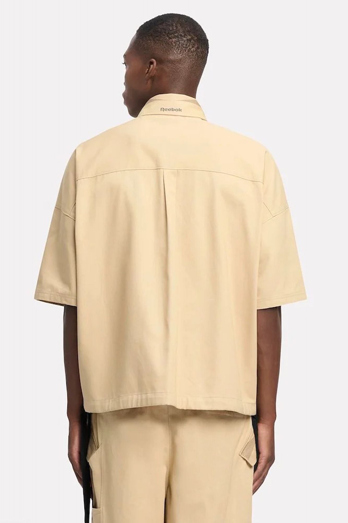 REEBOK S S SHIRT en color MARRON CLARO (2)