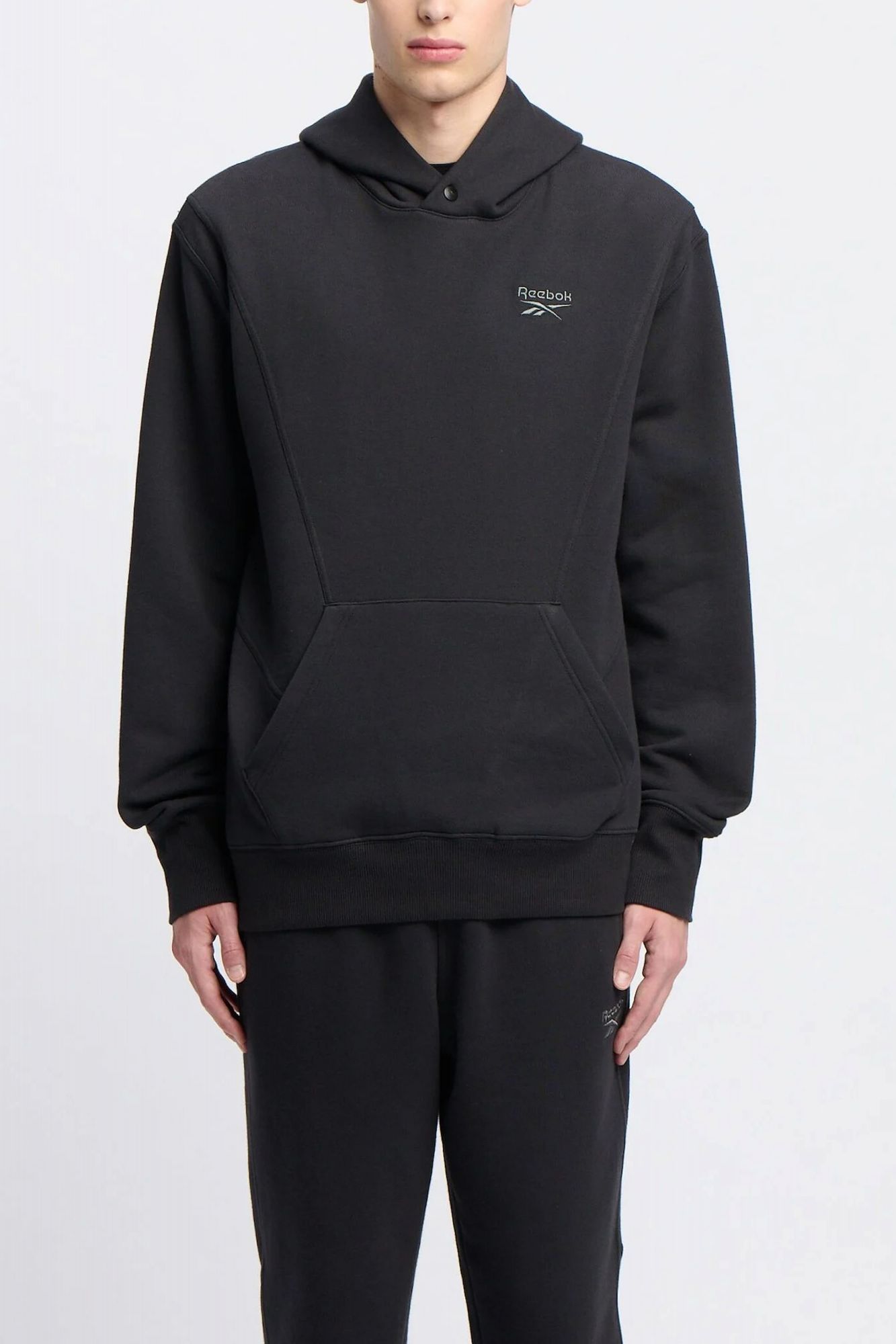 REEBOK ICON ELEMENTS FT HOODIE en color NEGRO (1)