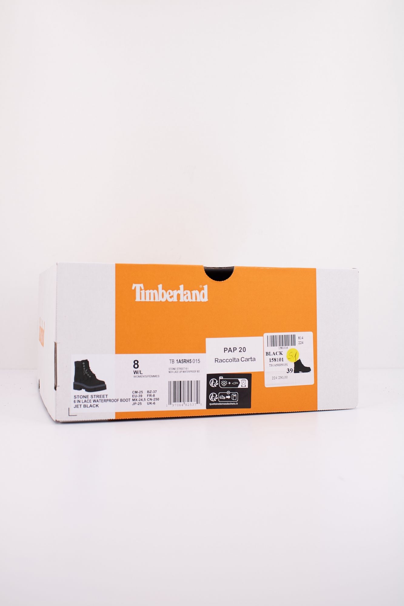 TIMBERLAND STONE STREET 6 INCH LA en color NEGRO (6)