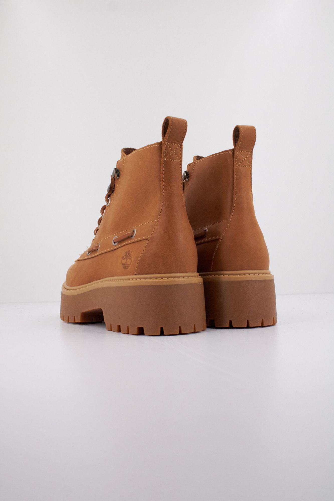 TIMBERLAND STONE STREET MID LACE en color MARRON CLARO (4)