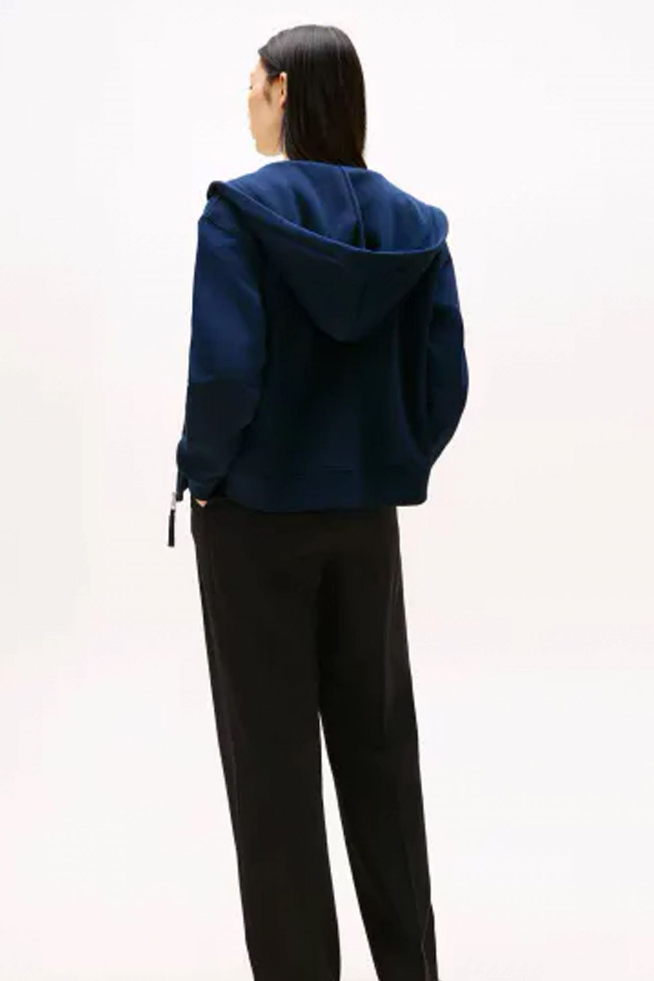 TOMMY HILFIGER GOLD CREST TERRY ZIP THR en color AZUL (2)