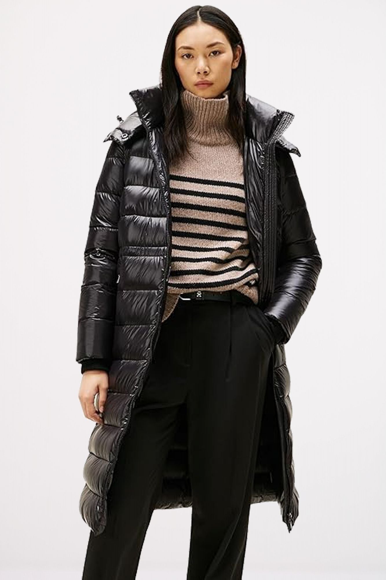 TOMMY HILFIGER GLOSS HW DOWN WAIST REG en color NEGRO (1)