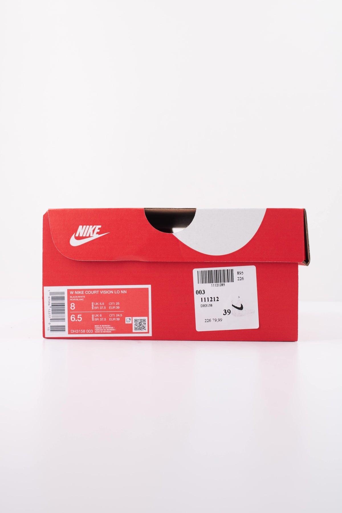 NIKE W NIKE COURT VISION LO NN en color NEGRO (6)