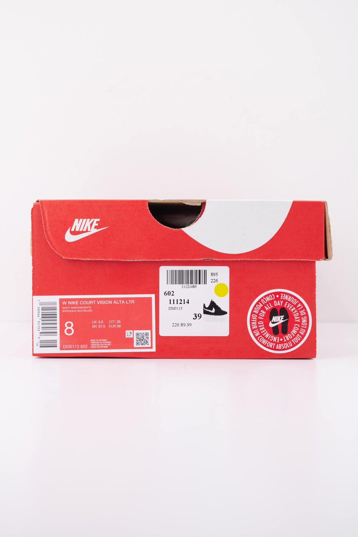 NIKE COURT VISION ALTA en color ROJO (6)