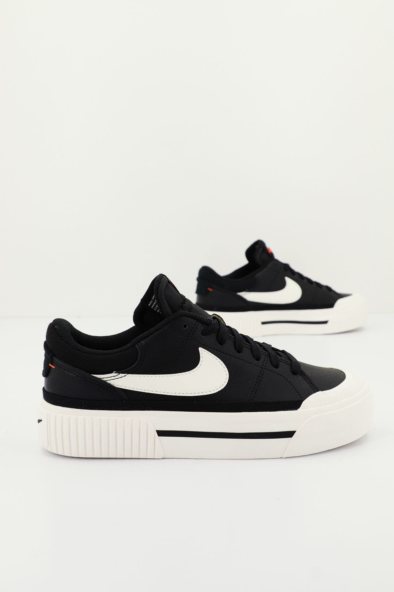 NIKE WMNS NIKE COURT LEGACY LIFT en color NEGRO (2)