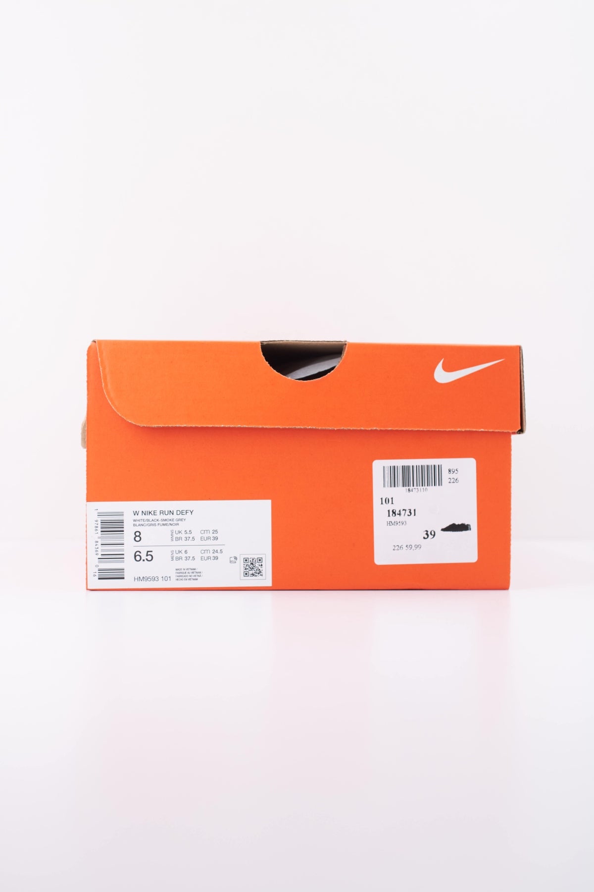 NIKE W NIKE RUN DEFY en color BLANCO (6)