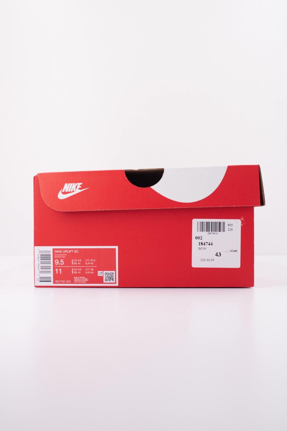 NIKE NIKE UPLIFT SC en color NEGRO (6)