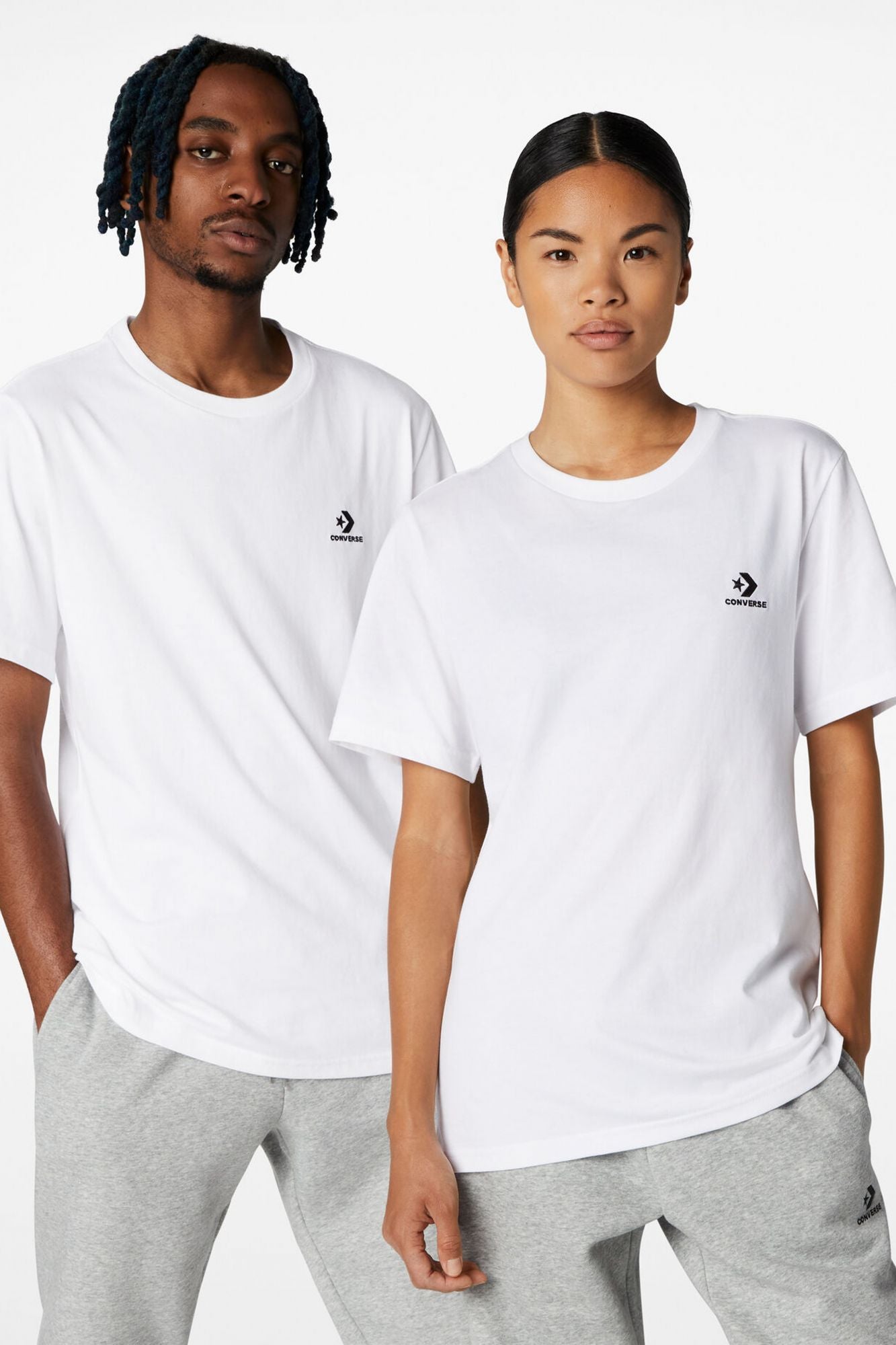 CONVERSE STAR CHEVRON TEE en color BLANCO (1)