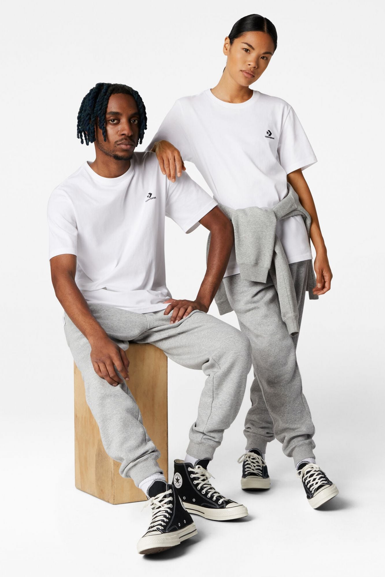 CONVERSE STAR CHEVRON TEE en color BLANCO (3)