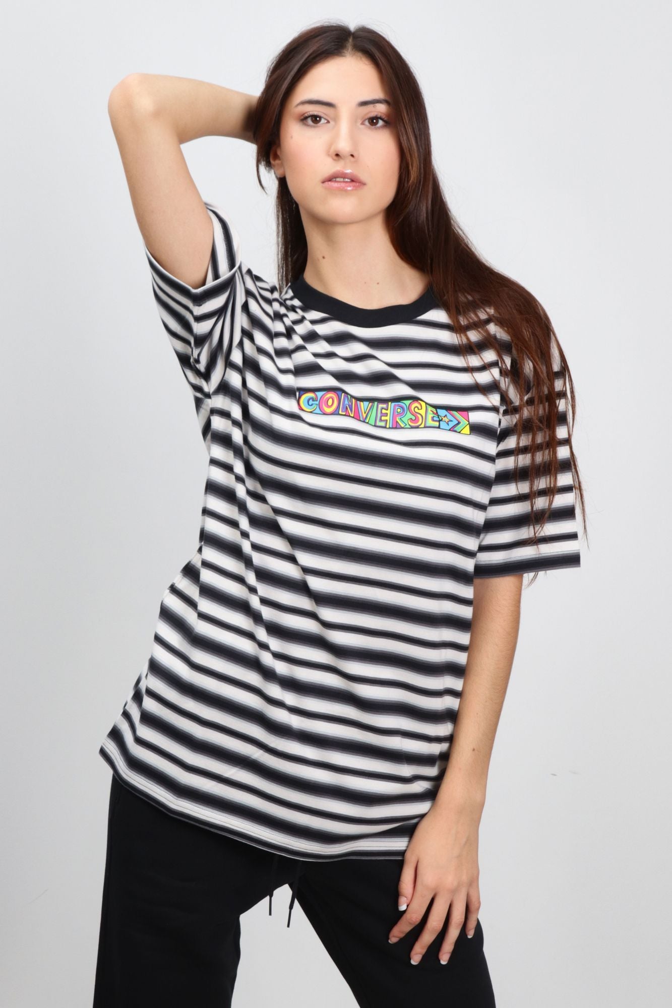 CONVERSE COLOR RANGE C&S TEE en color NEGRO (1)