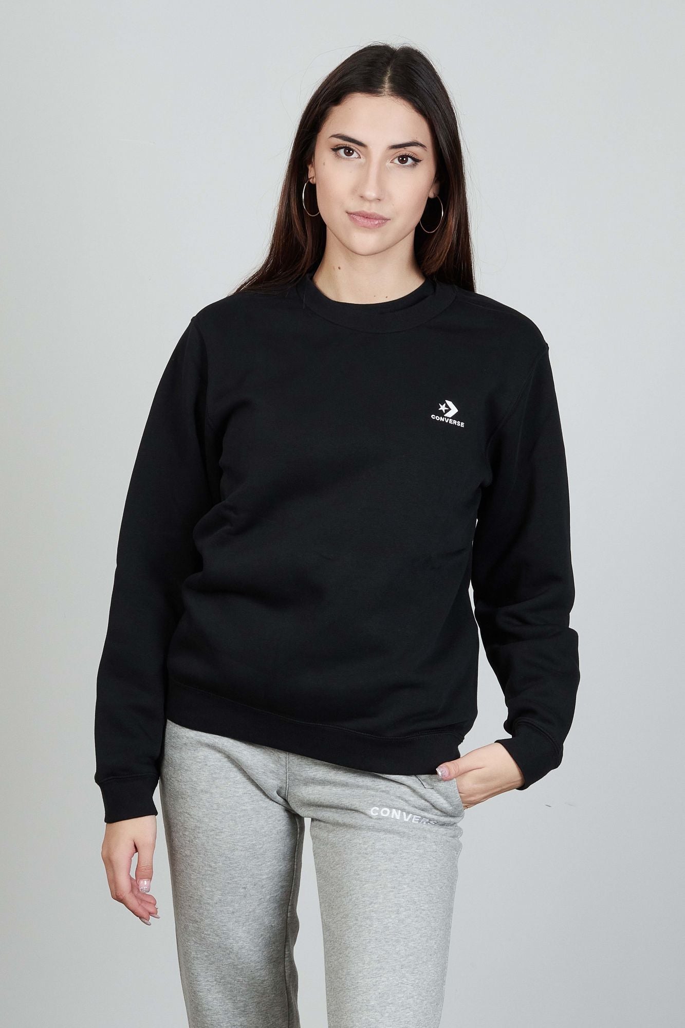 CONVERSE STAR CHEVRON HOODIE BB en color NEGRO (1)