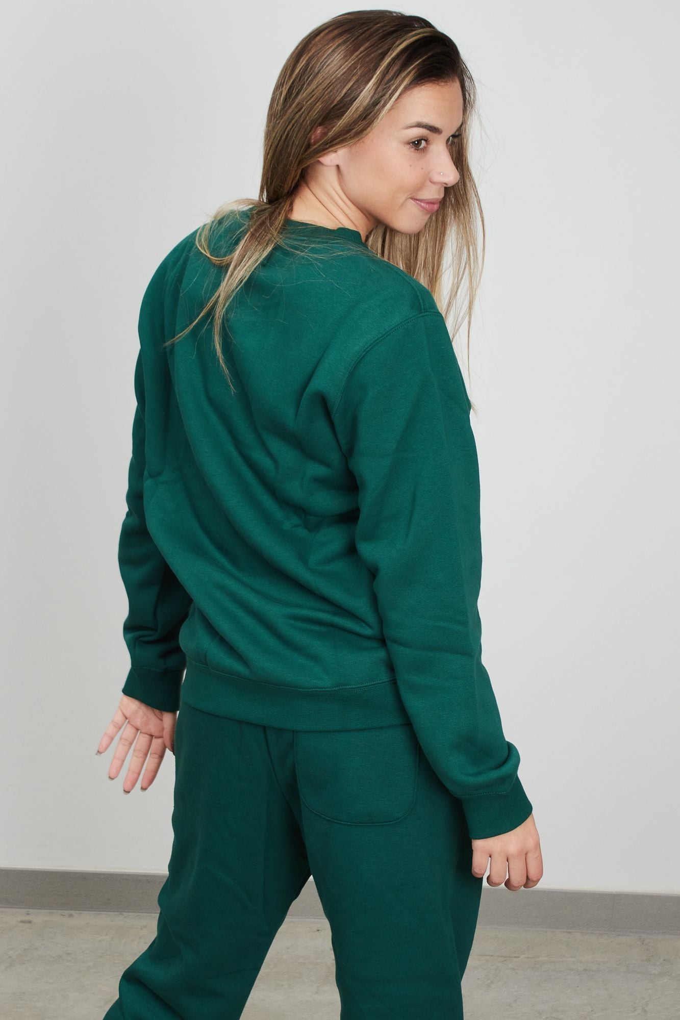 CONVERSE STAR CHEVRON HOODIE BB en color VERDE (4)
