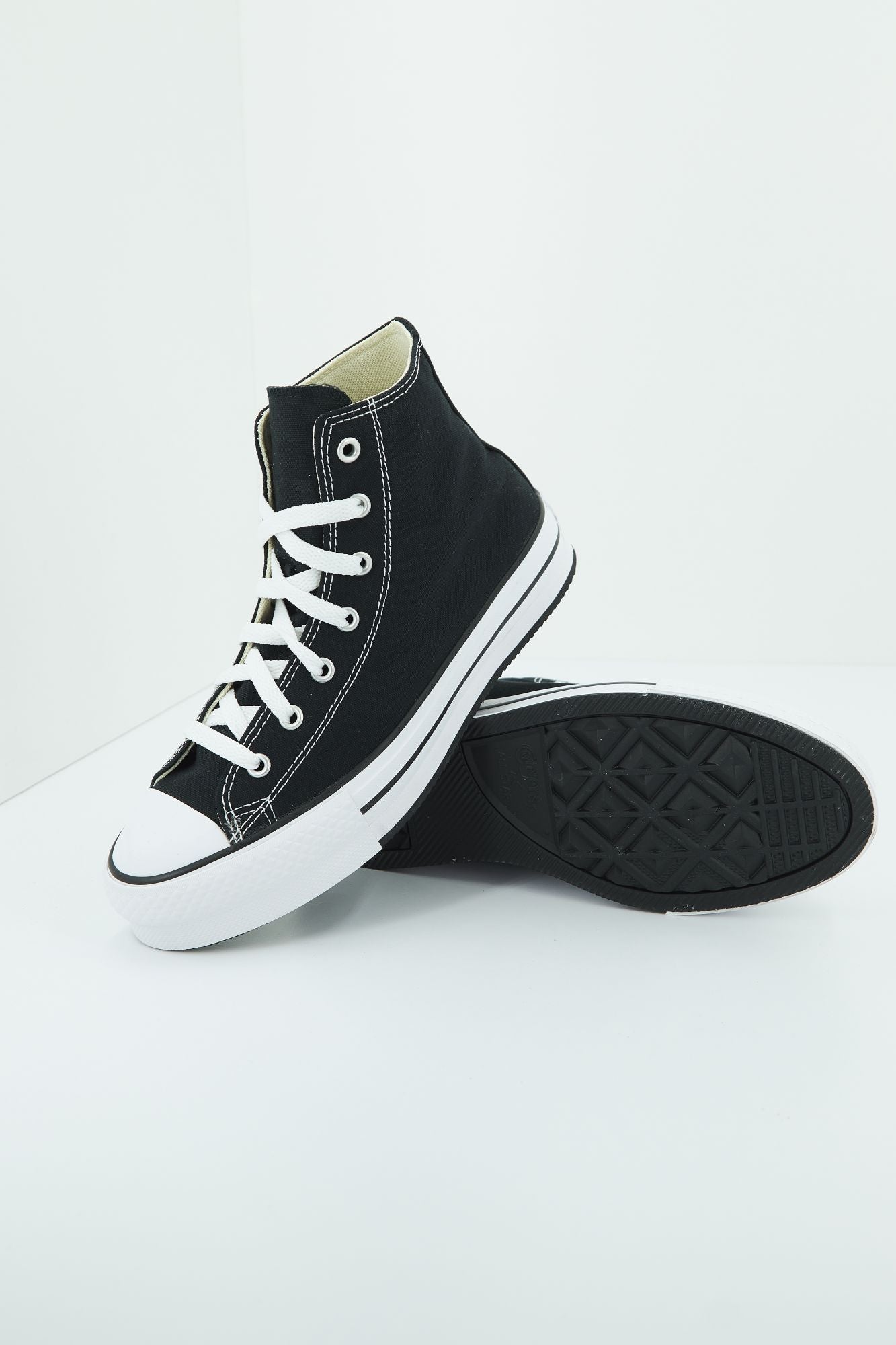 CONVERSE CHUCK TAYLOR ALL STAR PLATFORM en color NEGRO (4)